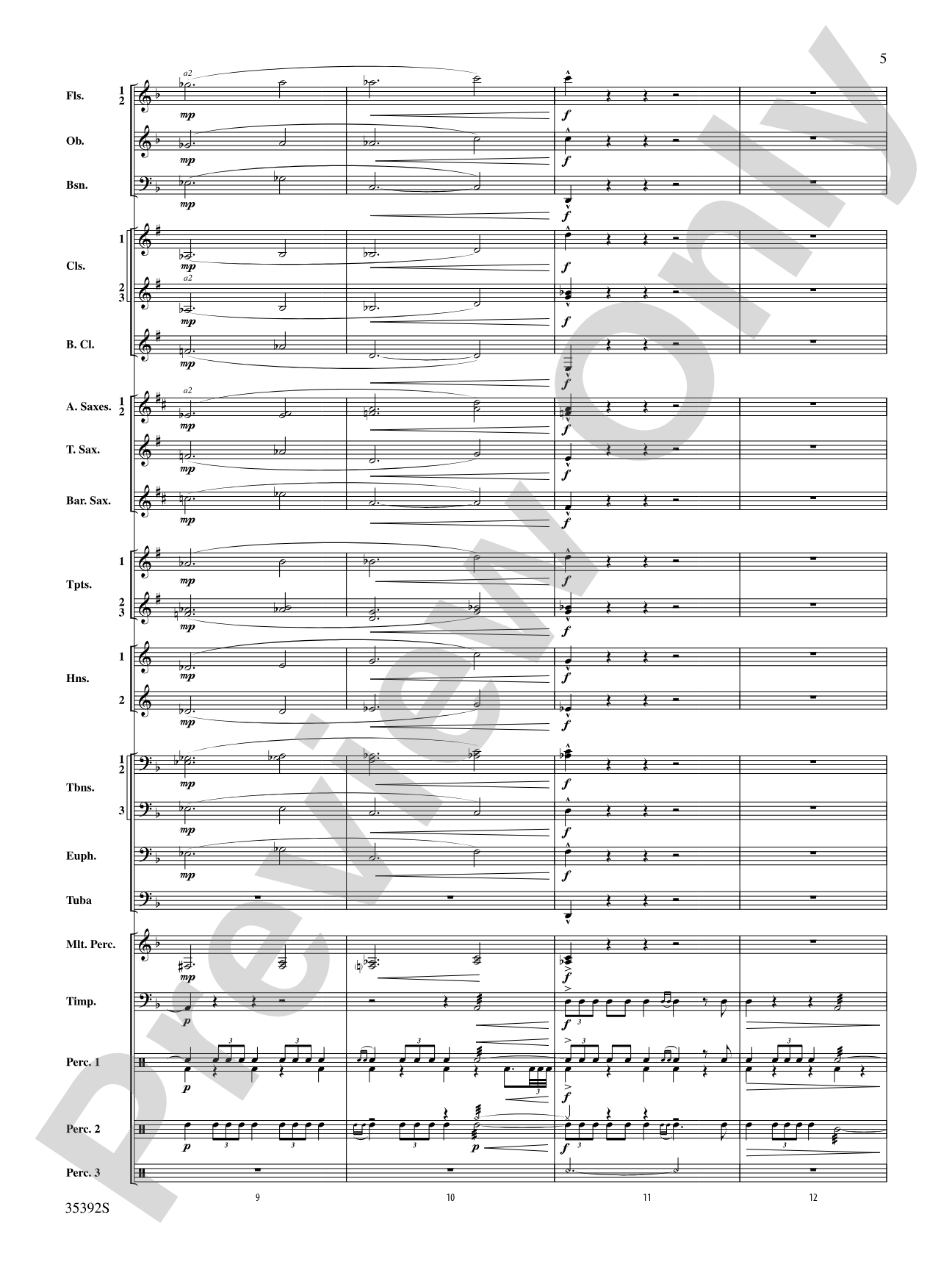 Moon Phases 81: Concert Band Conductor Score & Parts