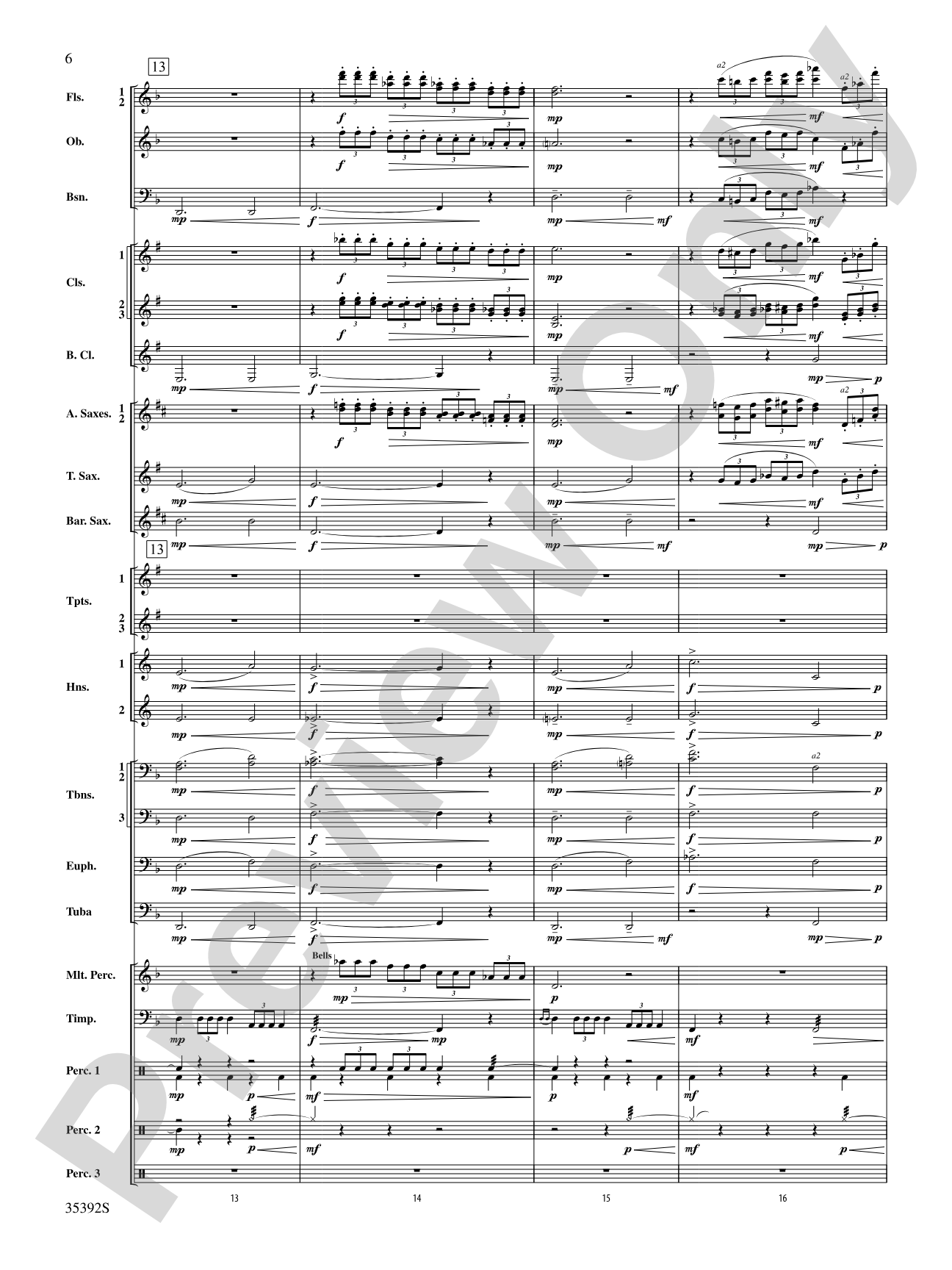 Moon Phases 81: Concert Band Conductor Score & Parts
