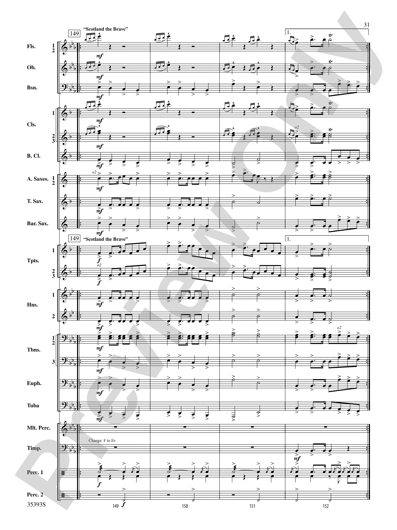 Scotland!: Concert Band Conductor Score & Parts