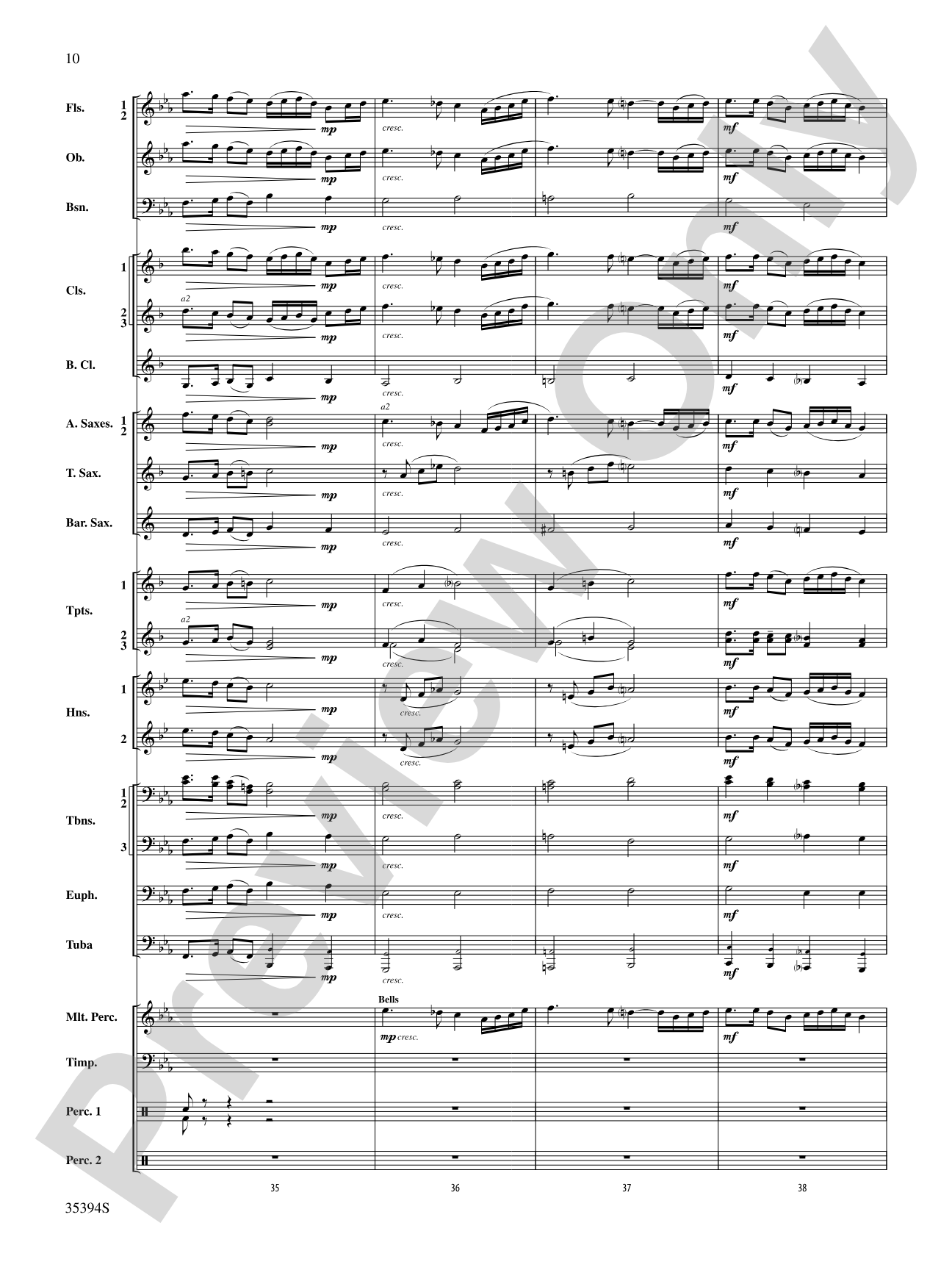 Festive Tribute: Concert Band Conductor Score & Parts