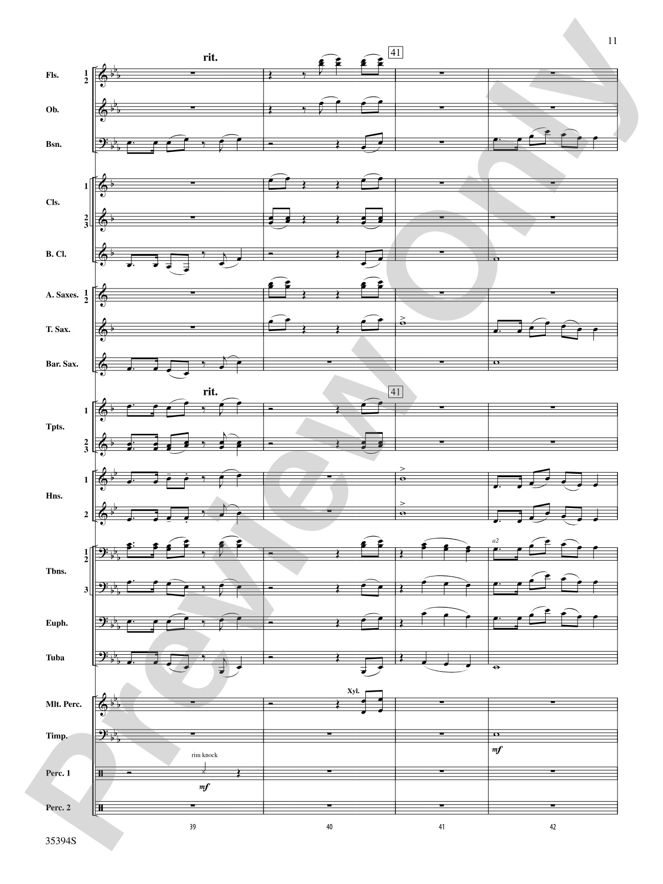 Festive Tribute: Concert Band Conductor Score & Parts