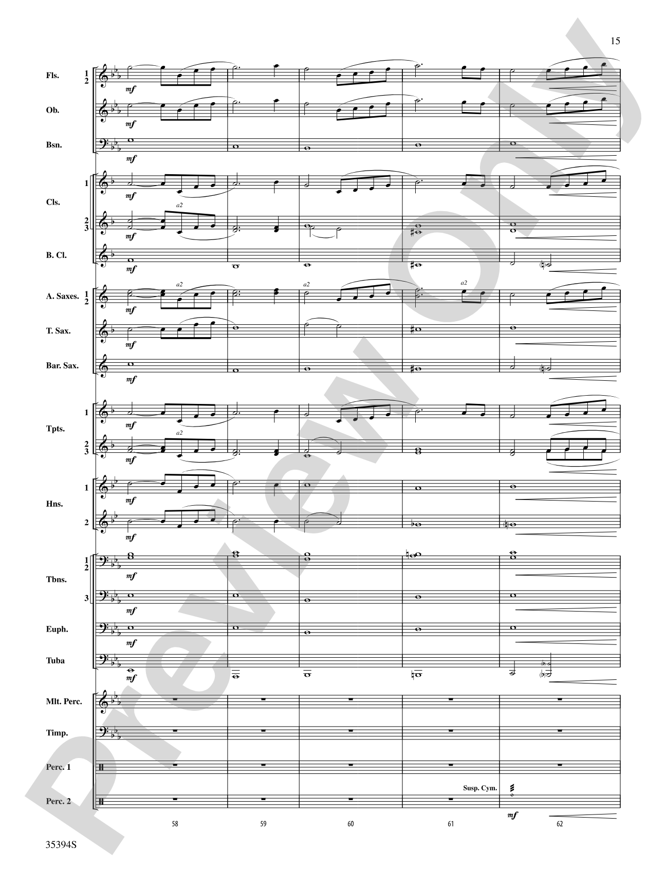 Festive Tribute: Concert Band Conductor Score & Parts