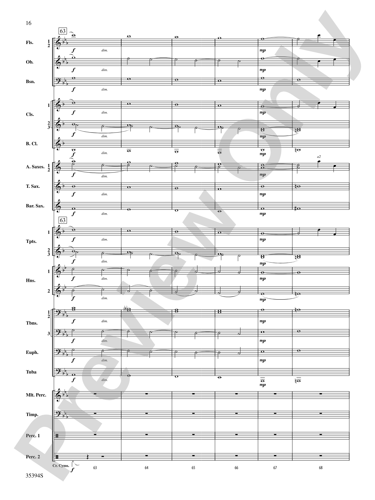 Festive Tribute: Concert Band Conductor Score & Parts