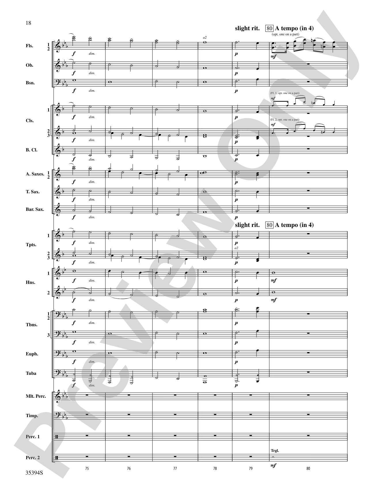 Festive Tribute: Concert Band Conductor Score & Parts