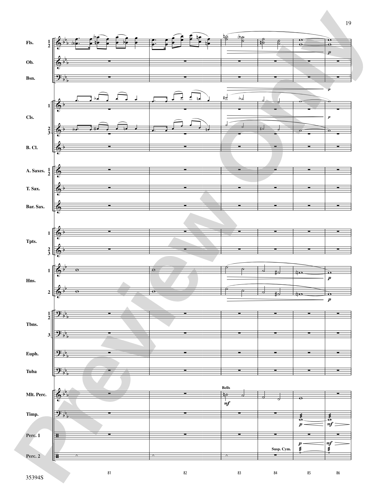 Festive Tribute: Concert Band Conductor Score & Parts