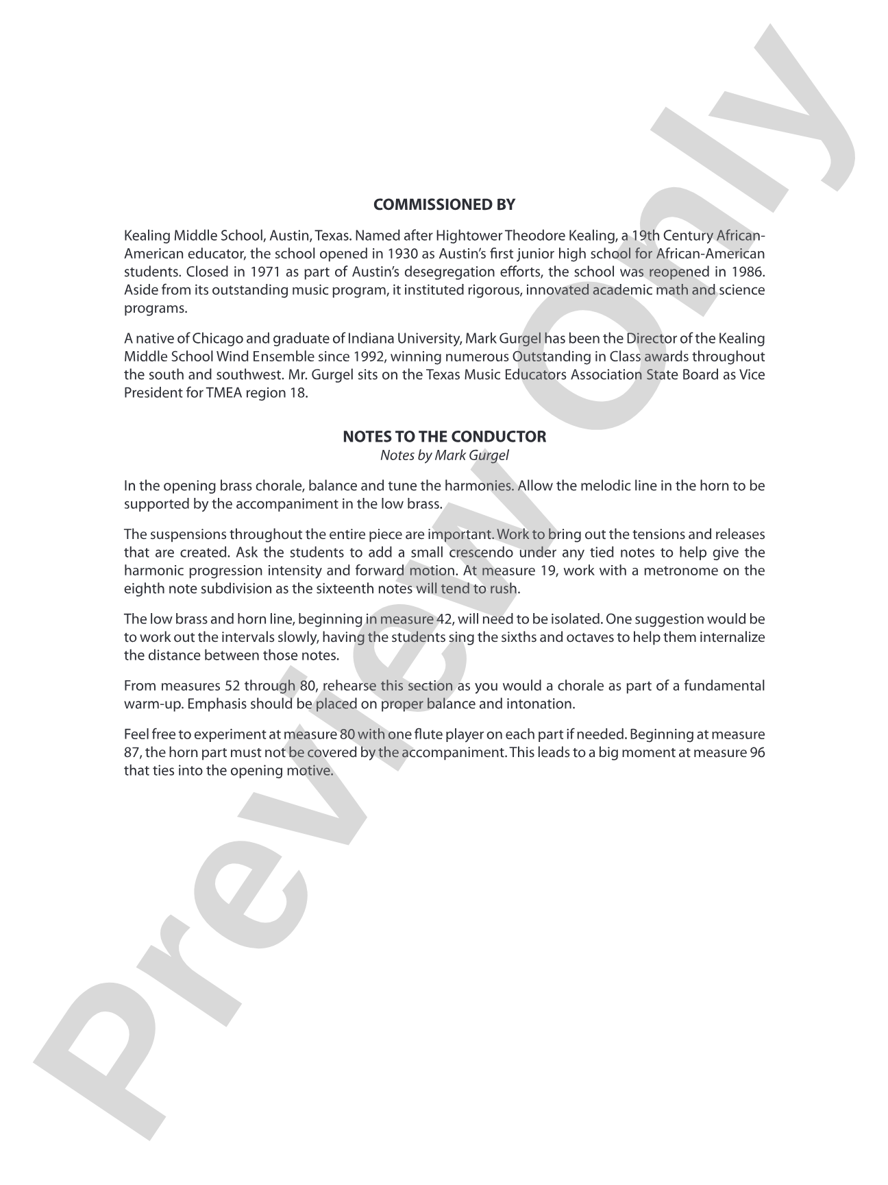 Festive Tribute: Concert Band Conductor Score & Parts