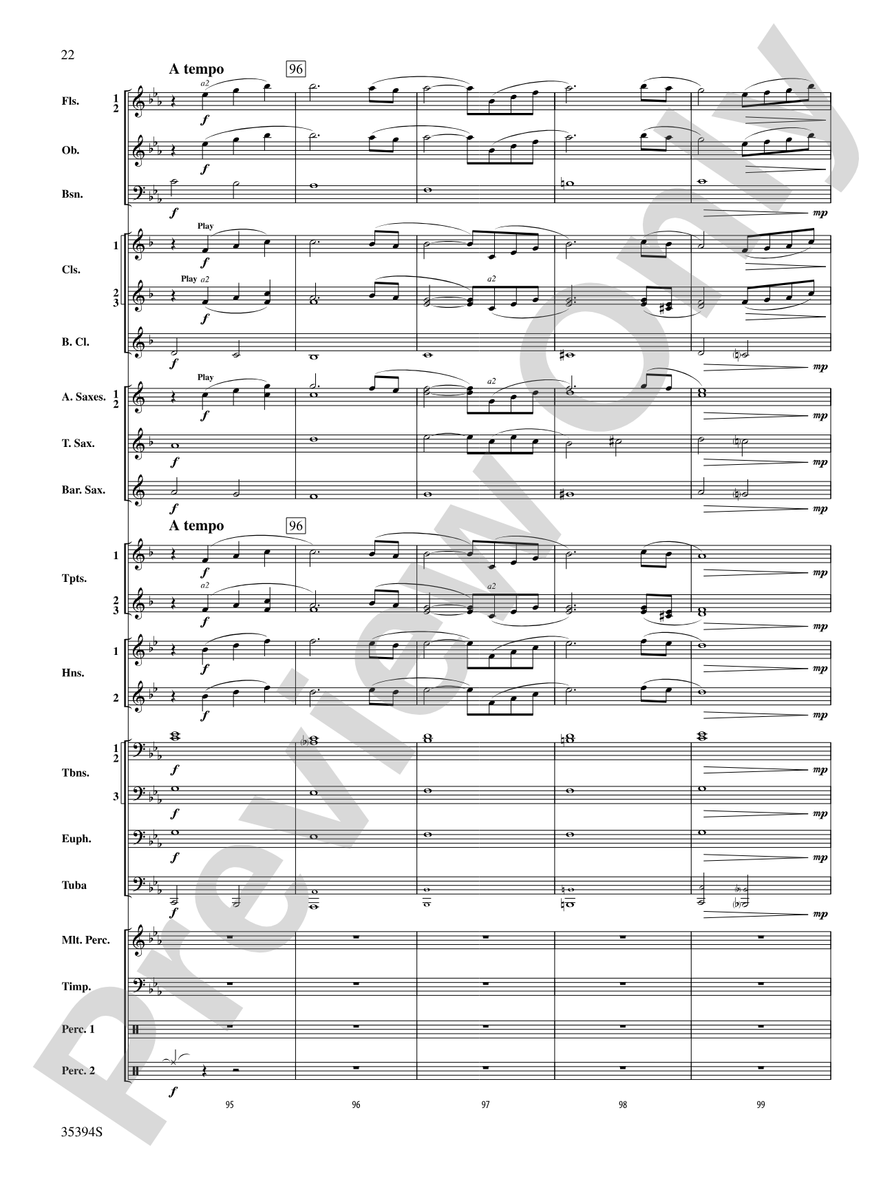 Festive Tribute: Concert Band Conductor Score & Parts