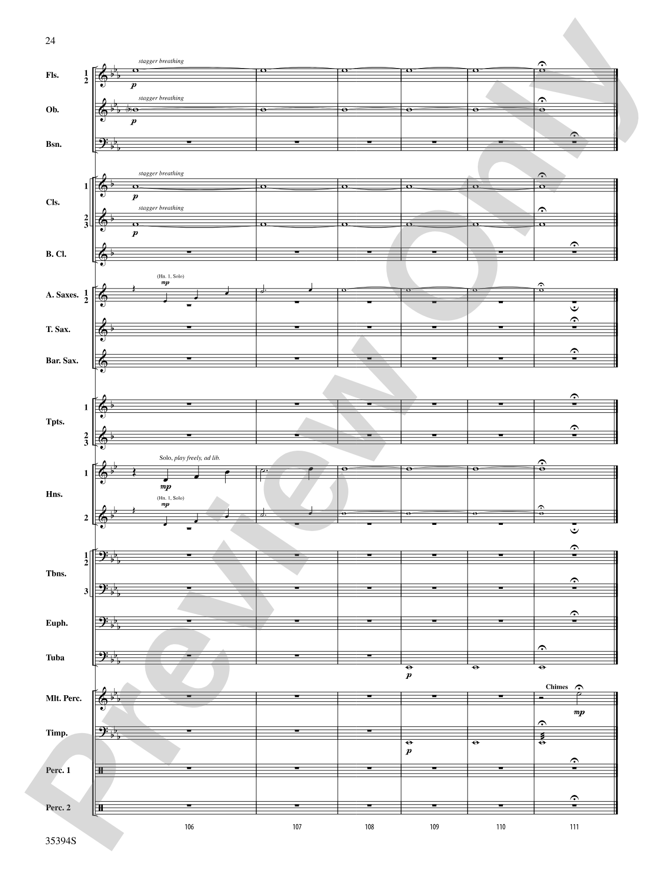 Festive Tribute: Concert Band Conductor Score & Parts