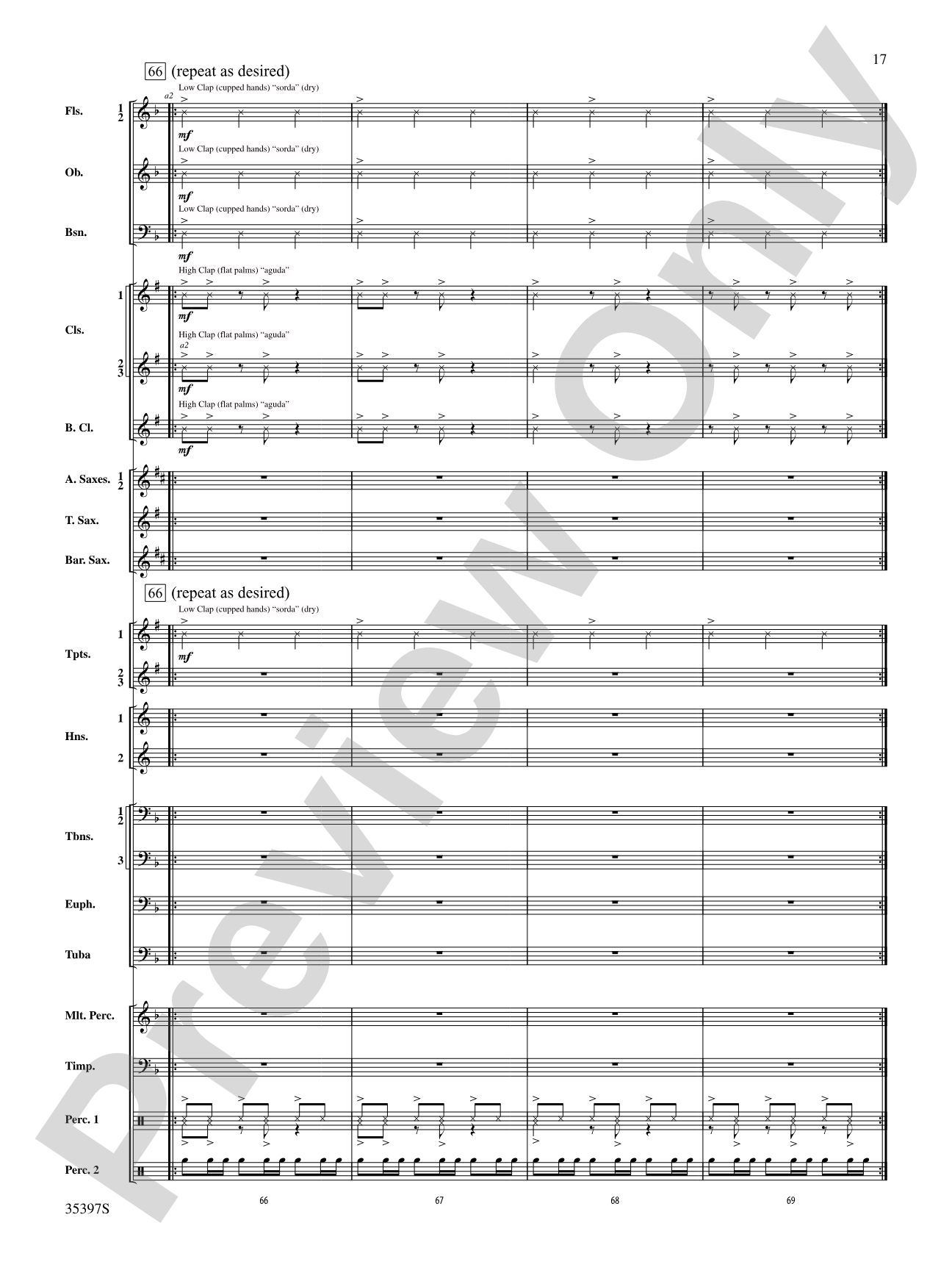 Fuego del Alma: Concert Band Conductor Score & Parts