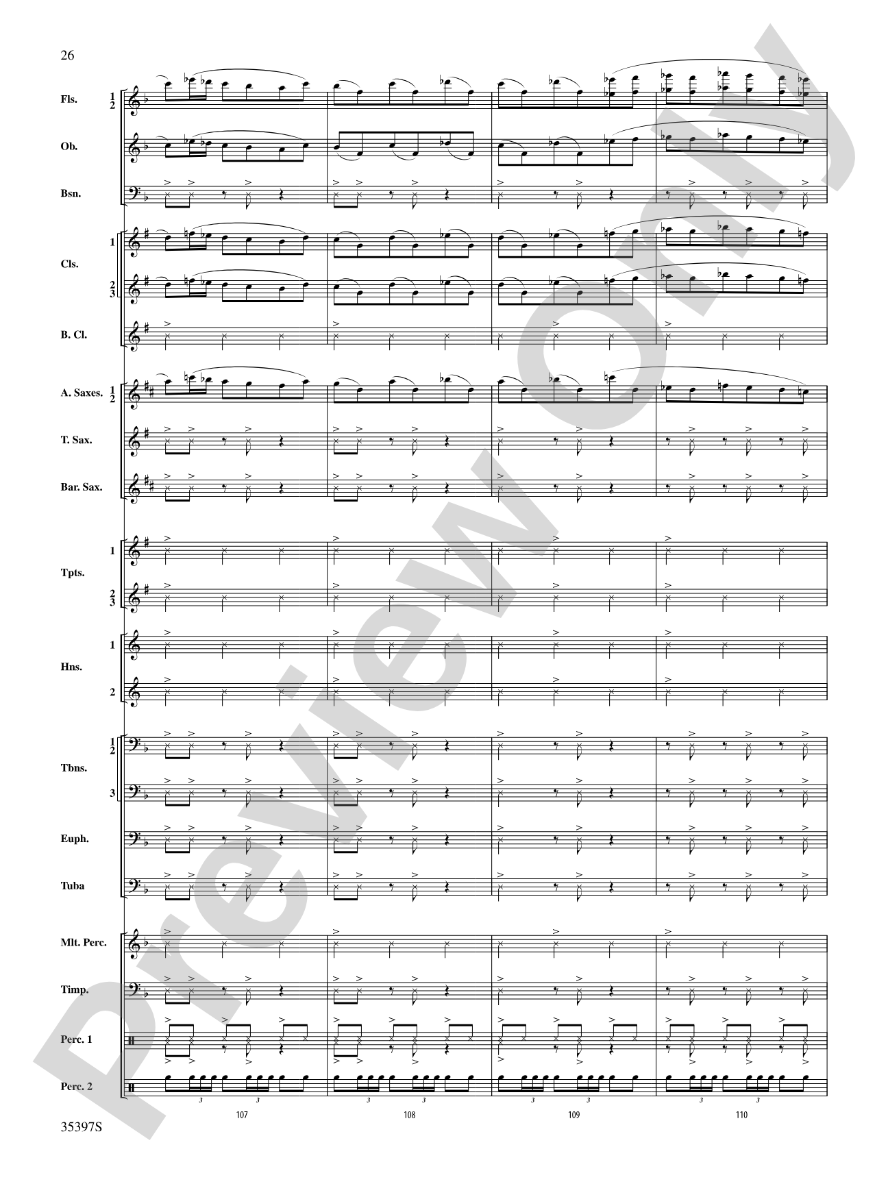 Fuego del Alma: Concert Band Conductor Score & Parts