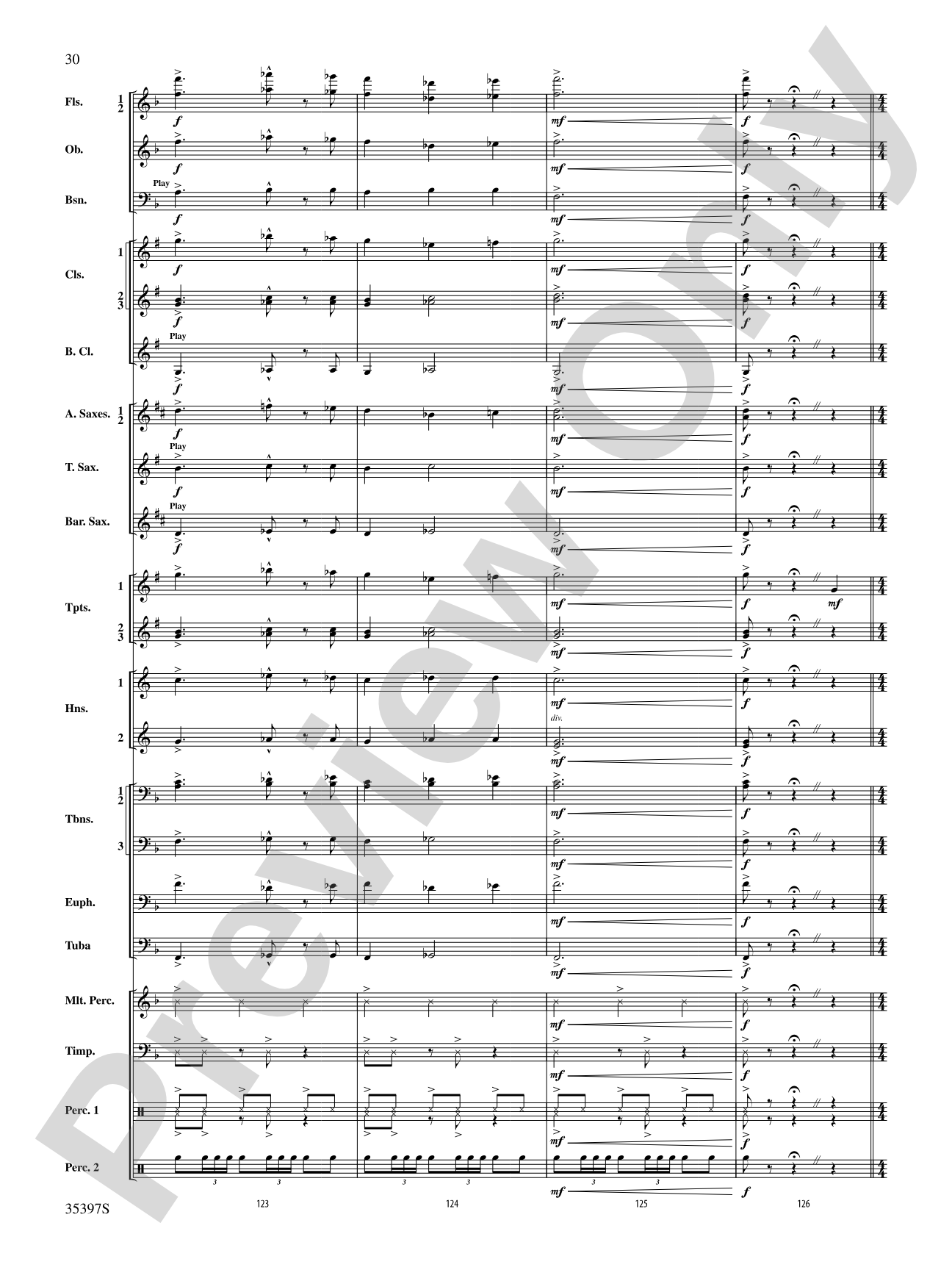 Fuego del Alma: Concert Band Conductor Score & Parts
