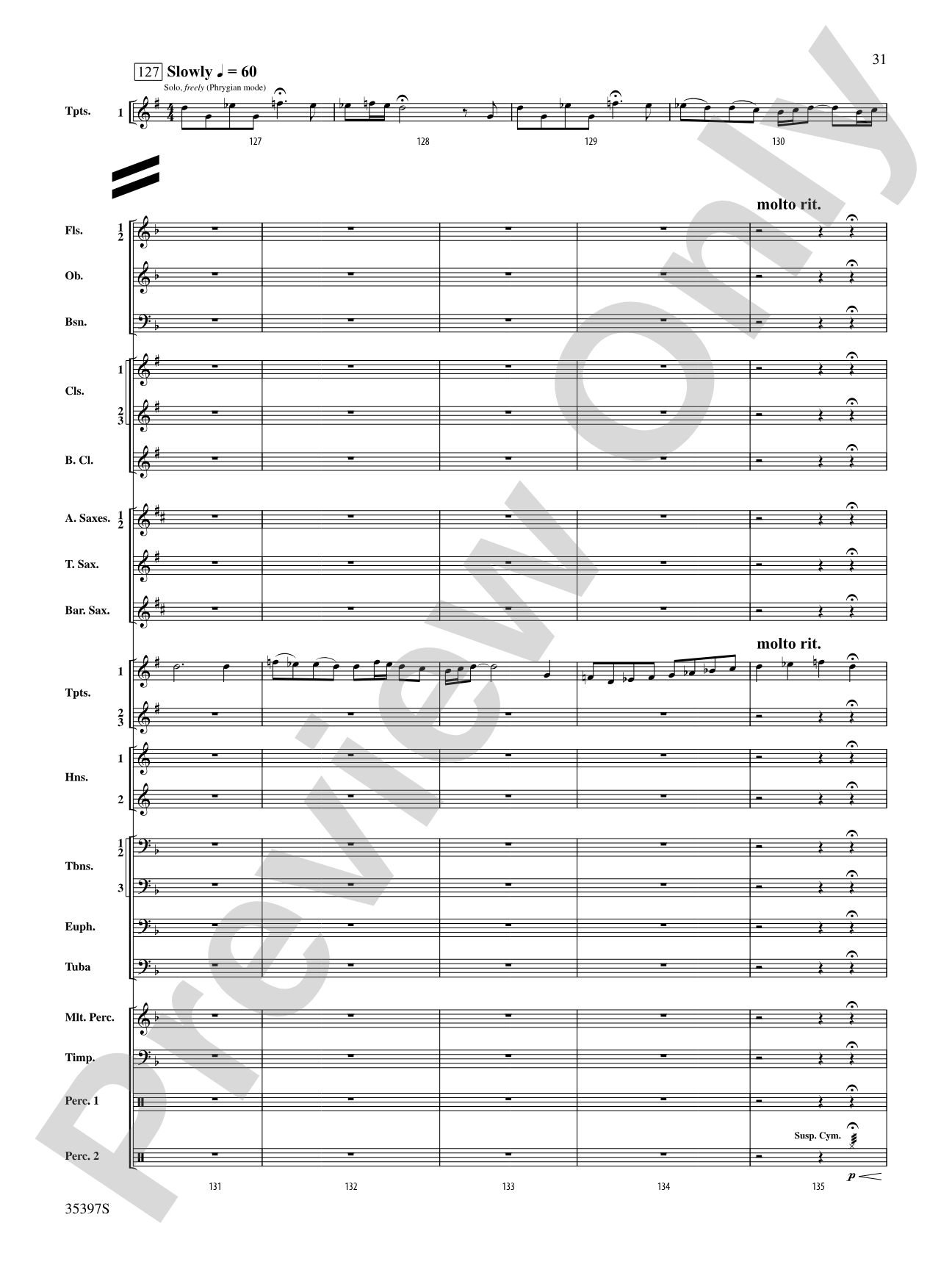 Fuego del Alma: Concert Band Conductor Score & Parts
