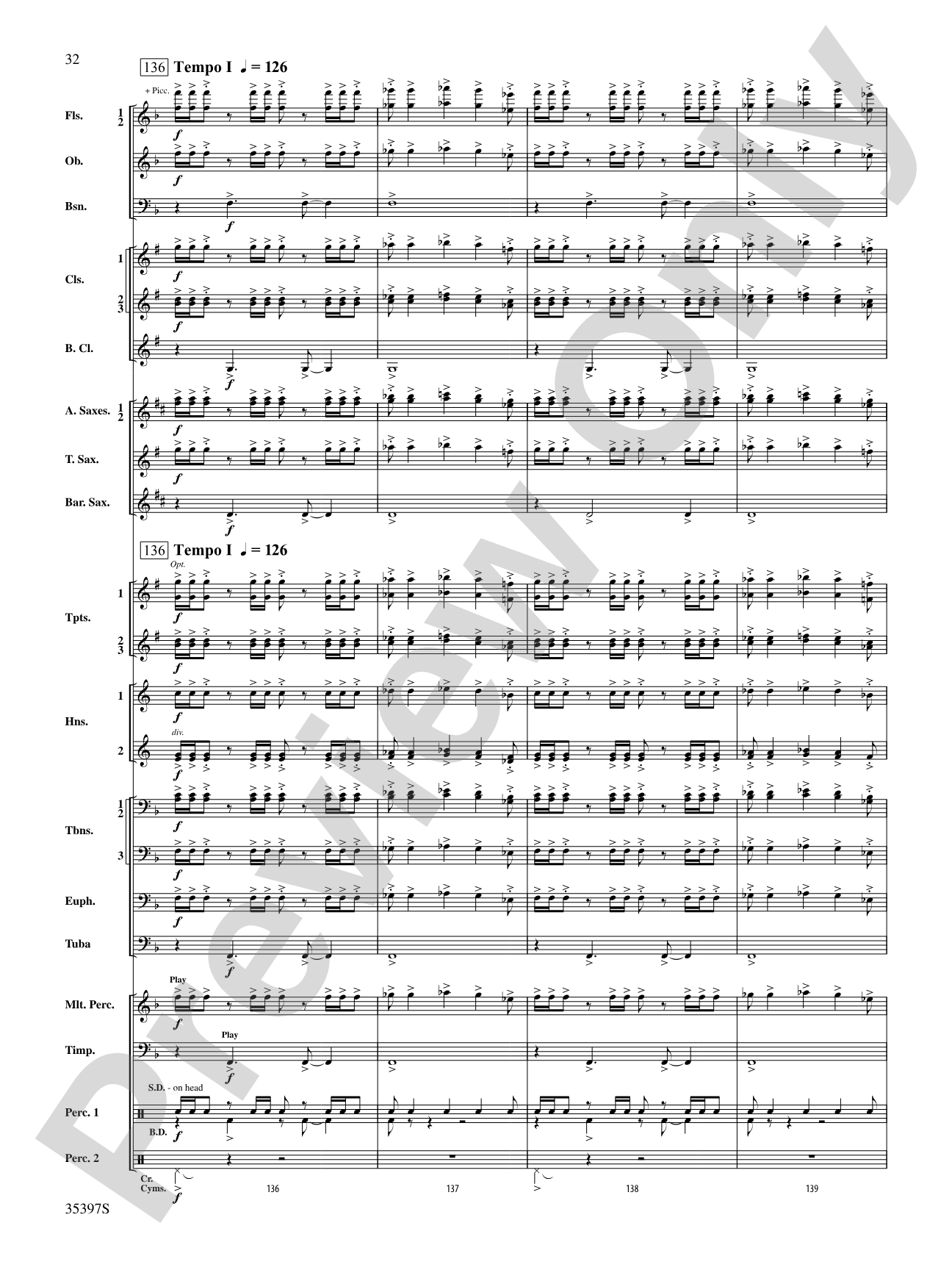 Fuego del Alma: Concert Band Conductor Score & Parts