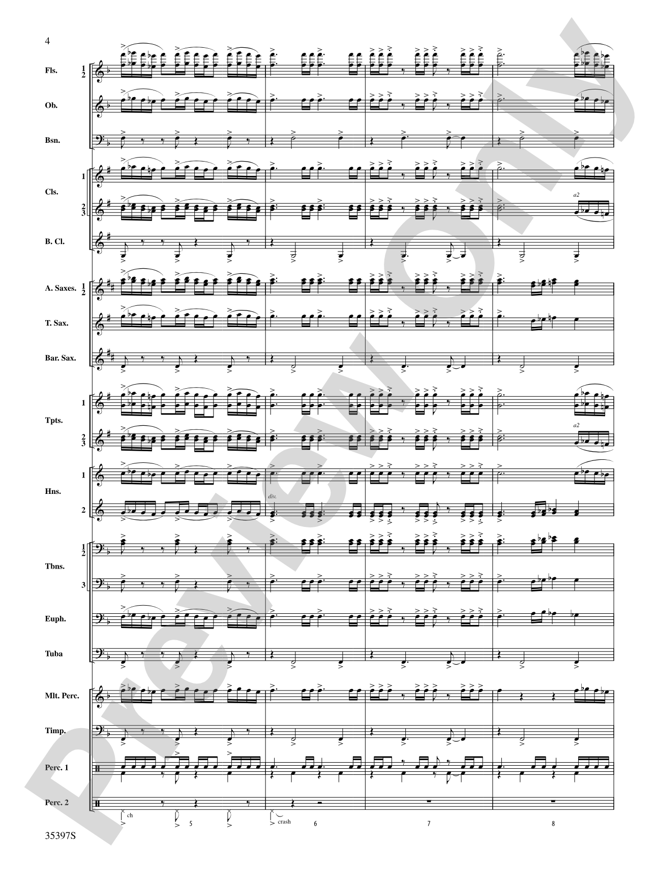 Fuego del Alma: Concert Band Conductor Score & Parts