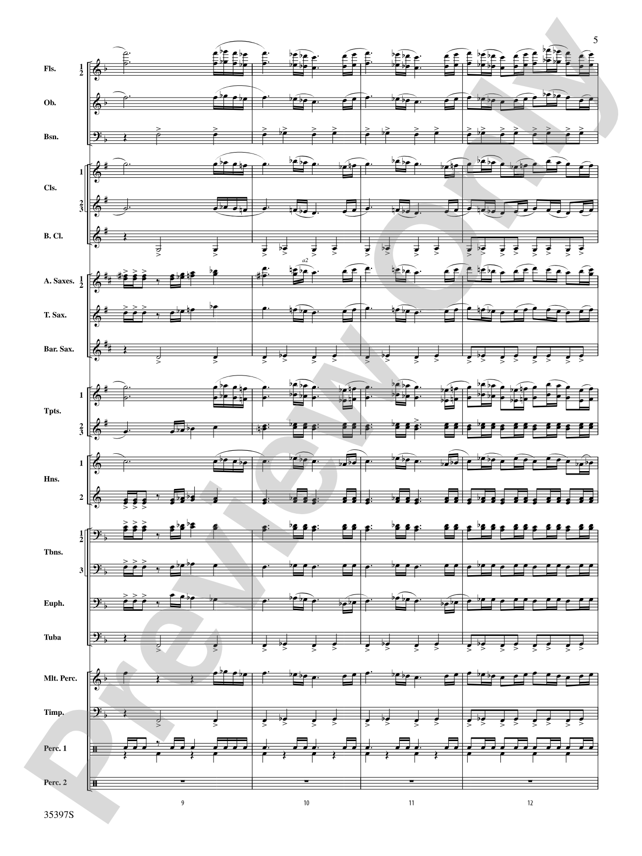 Fuego del Alma: Concert Band Conductor Score & Parts