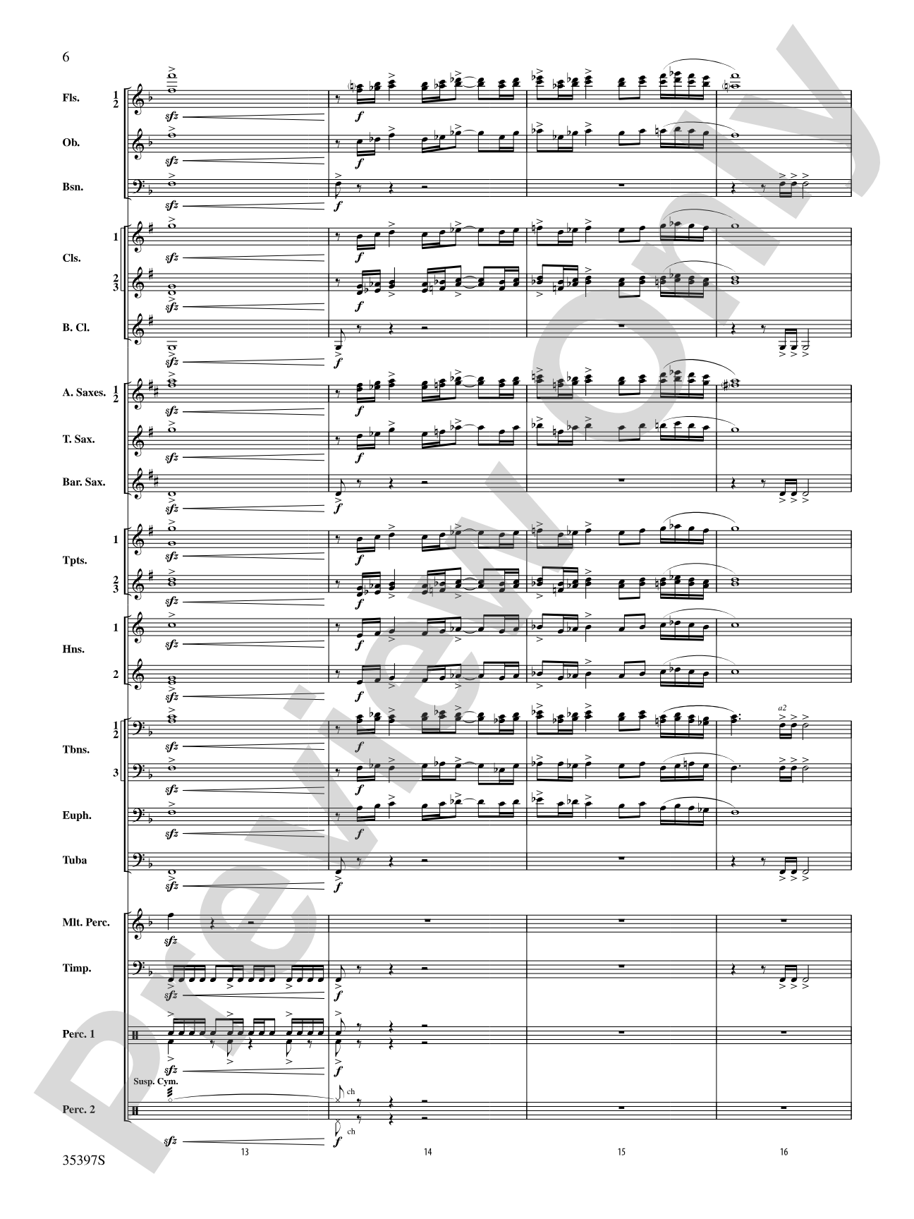 Fuego del Alma: Concert Band Conductor Score & Parts