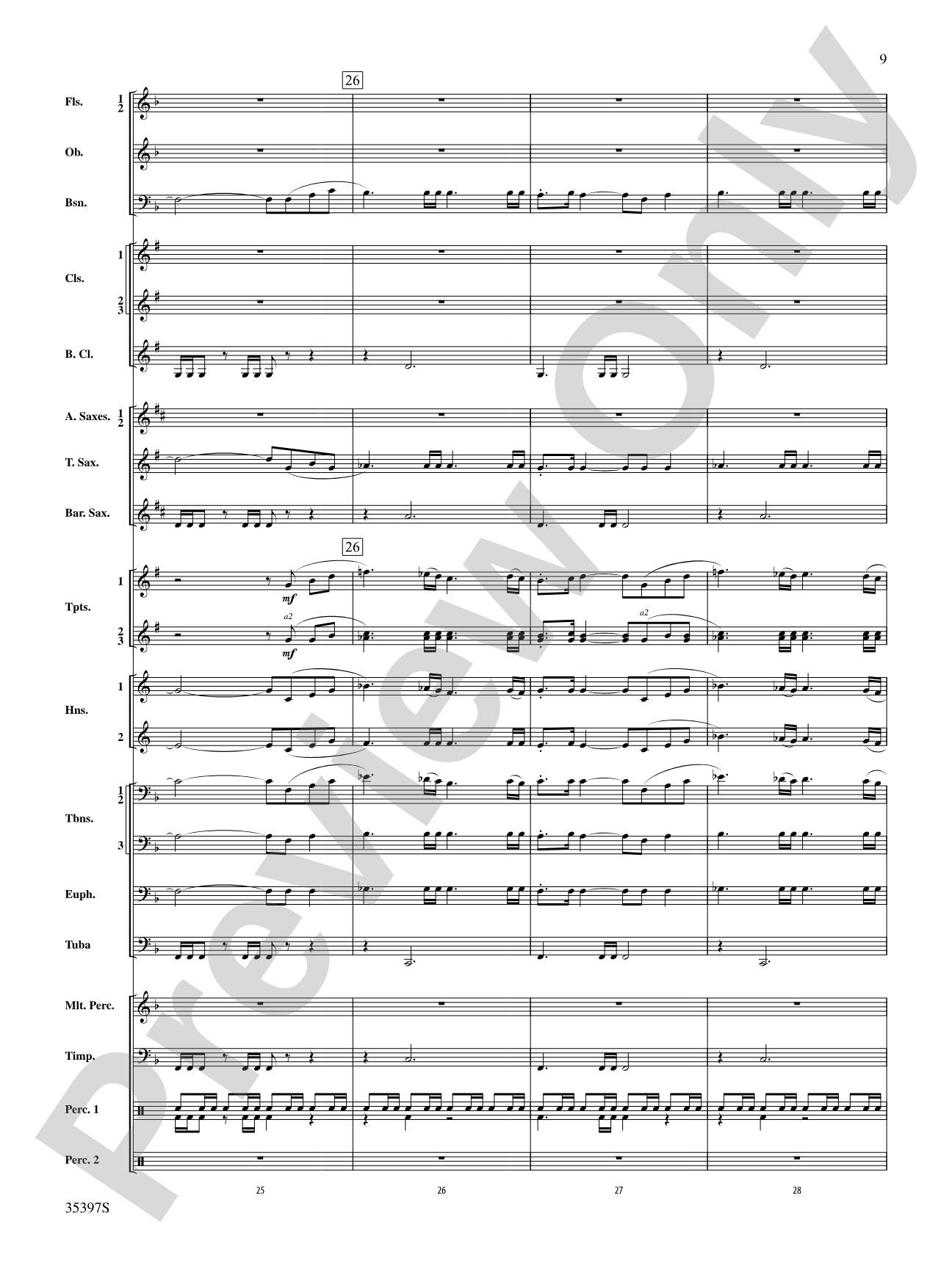 Fuego del Alma: Concert Band Conductor Score & Parts