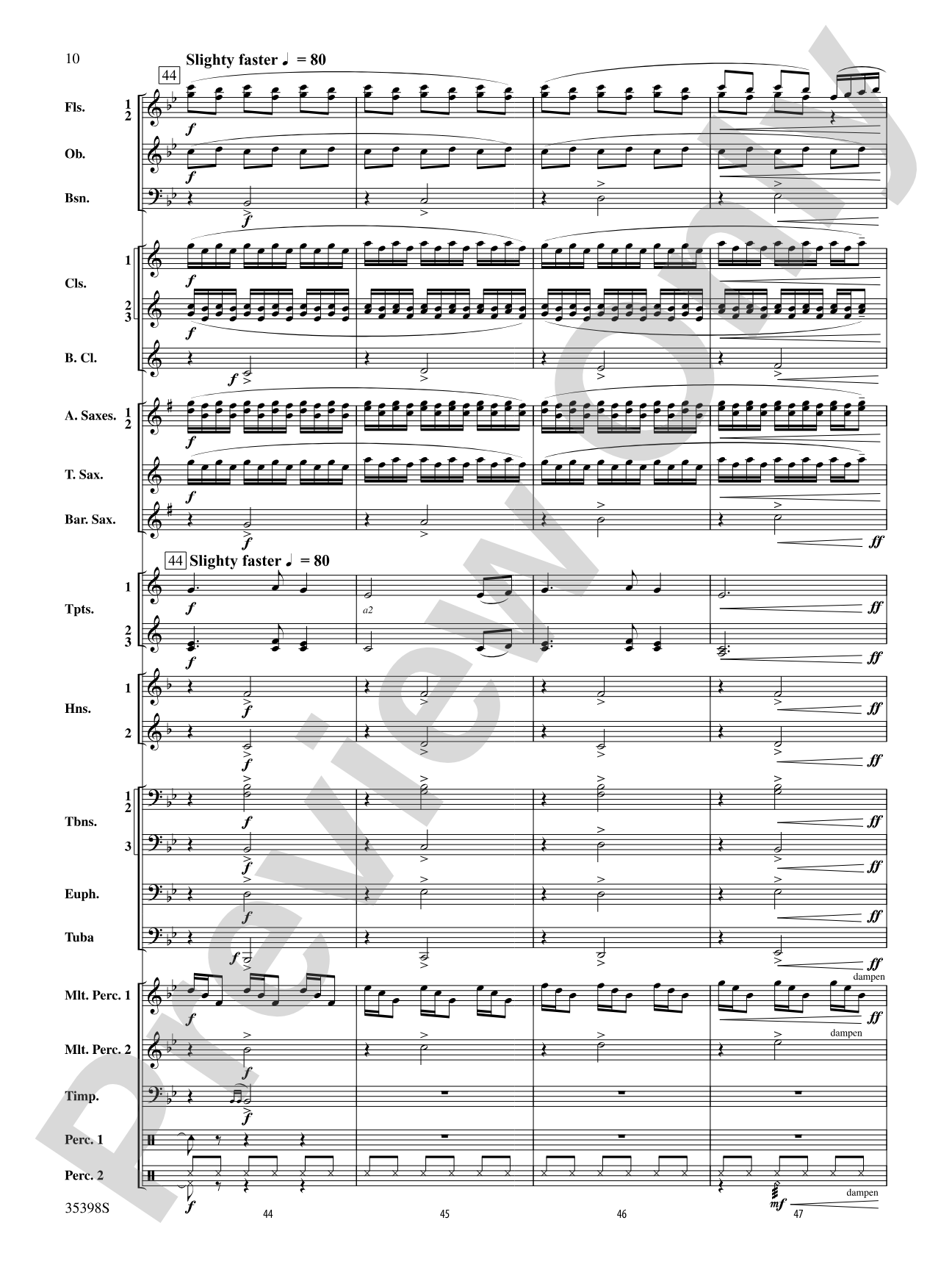 Sleep in Heavenly Peace: Concert Band Conductor Score & Parts