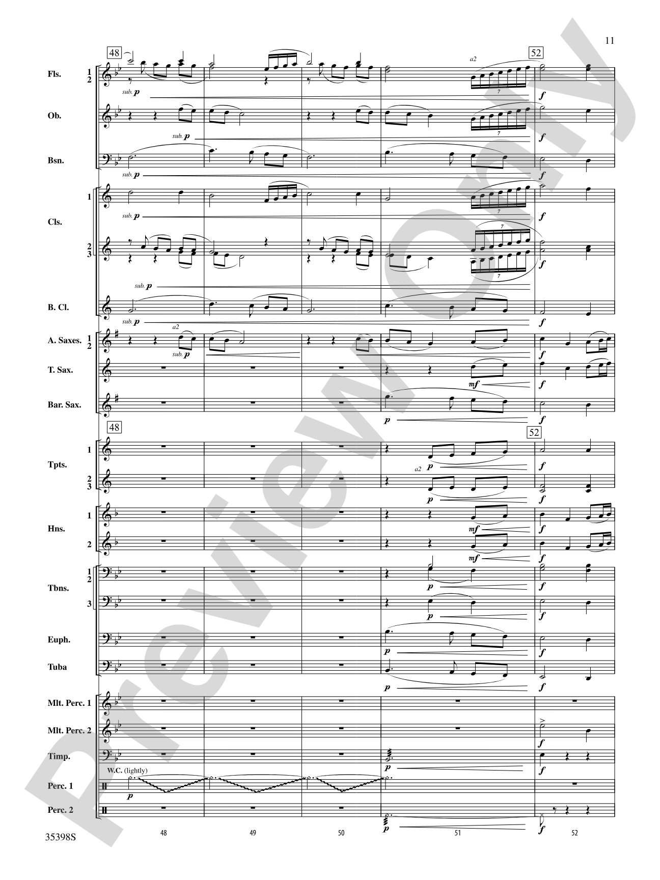 Sleep in Heavenly Peace: Concert Band Conductor Score & Parts