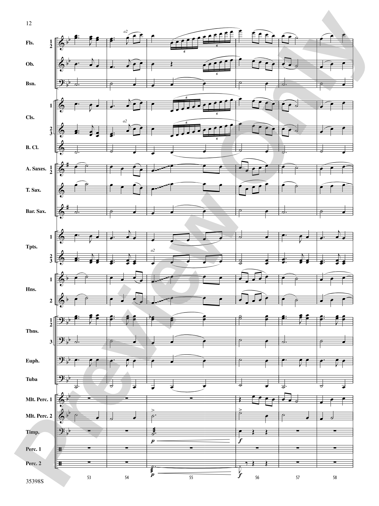 Sleep in Heavenly Peace: Concert Band Conductor Score & Parts