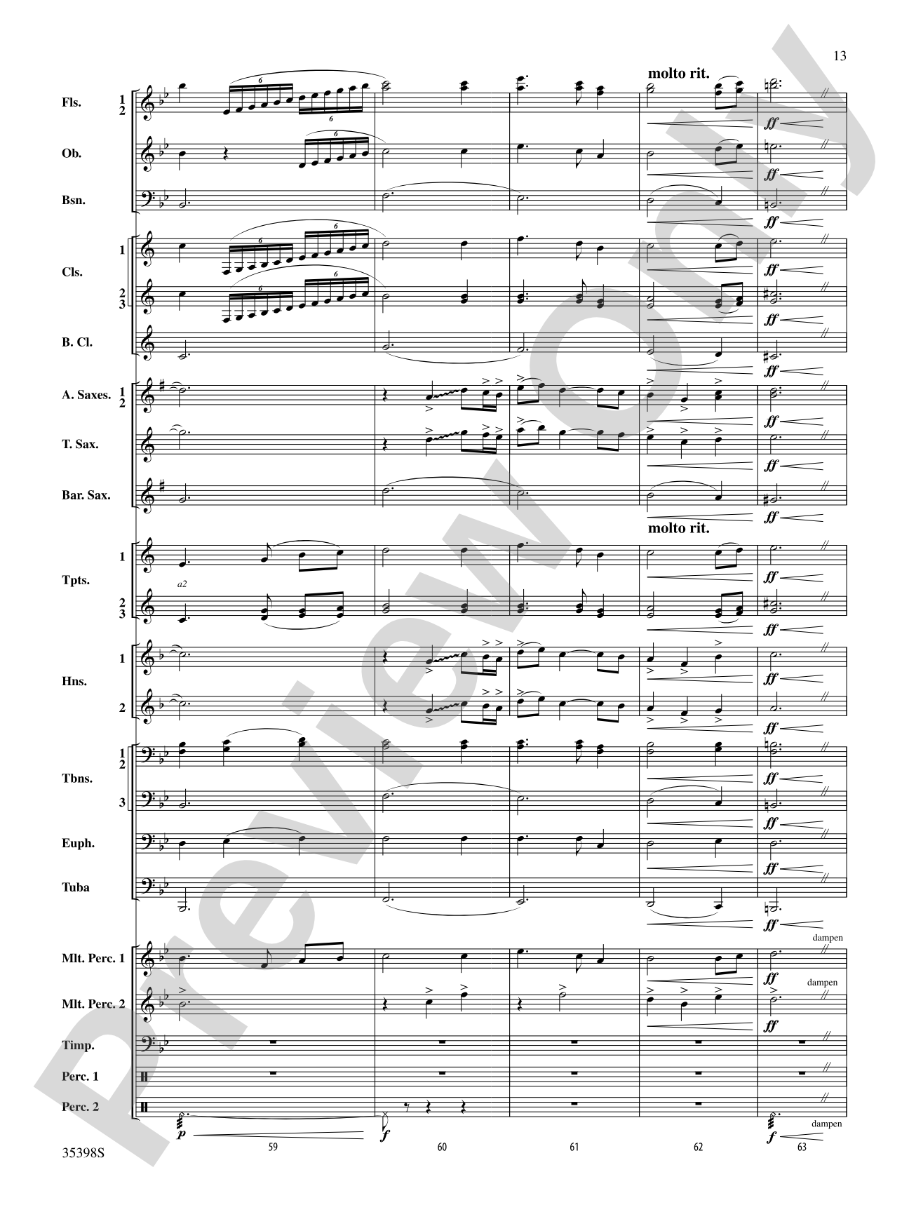 Sleep in Heavenly Peace: Concert Band Conductor Score & Parts