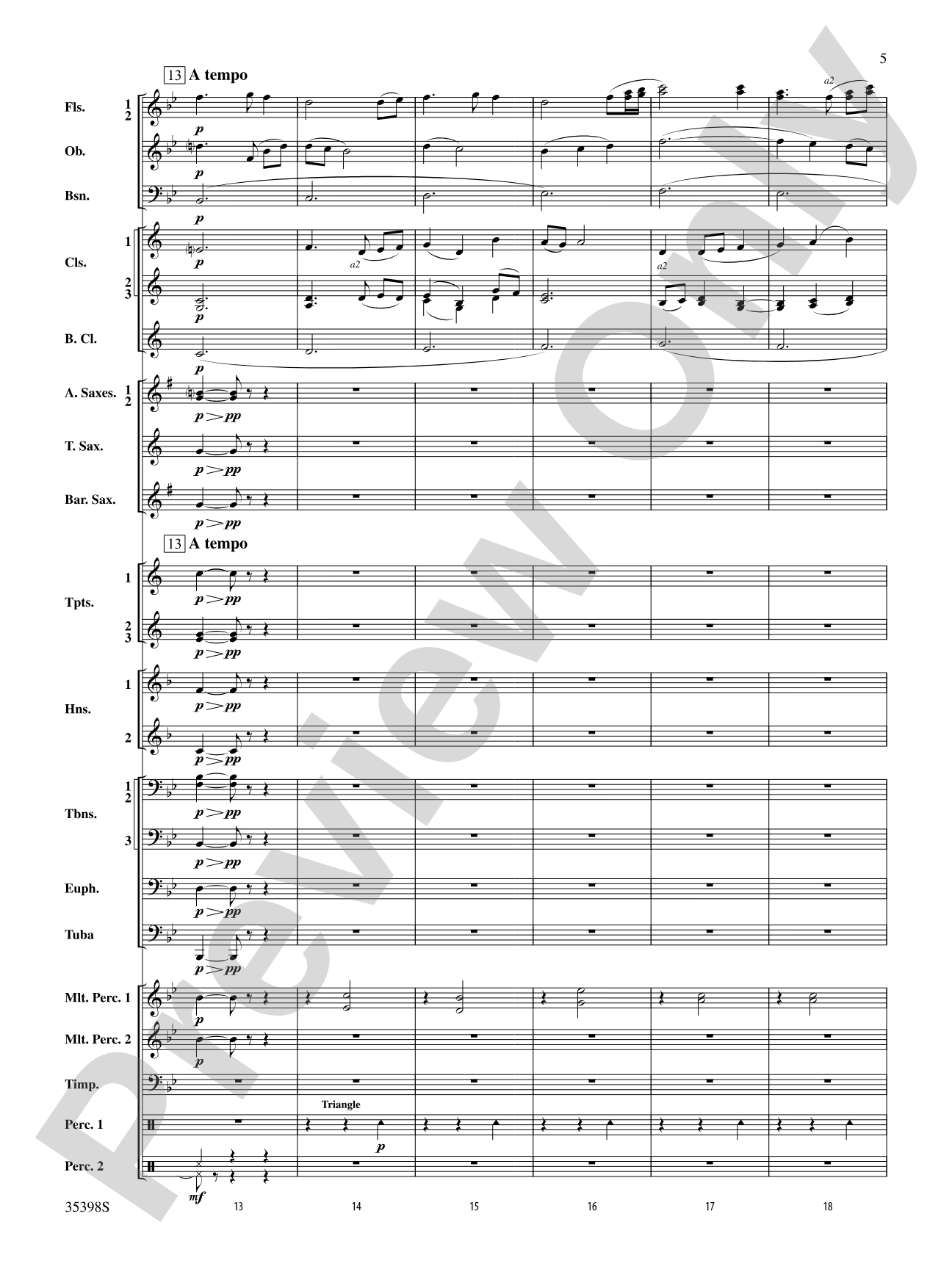 Sleep in Heavenly Peace: Concert Band Conductor Score & Parts