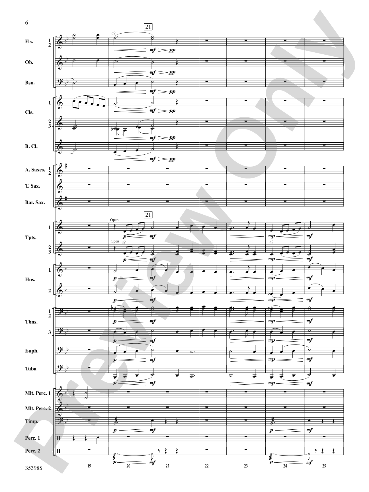 Sleep in Heavenly Peace: Concert Band Conductor Score & Parts