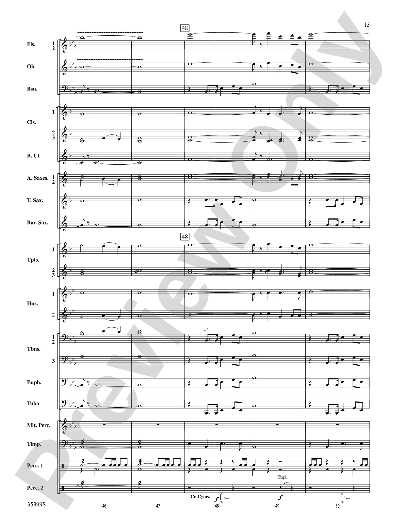 Festival Procession: Concert Band Conductor Score & Parts