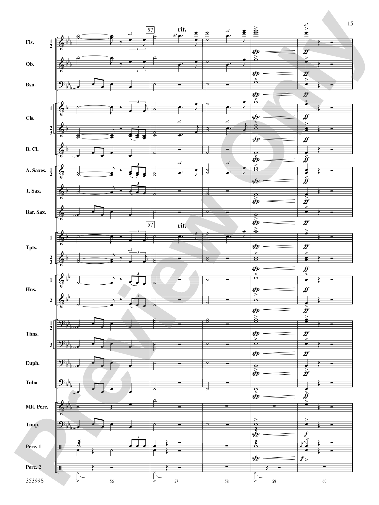 Festival Procession: Concert Band Conductor Score & Parts