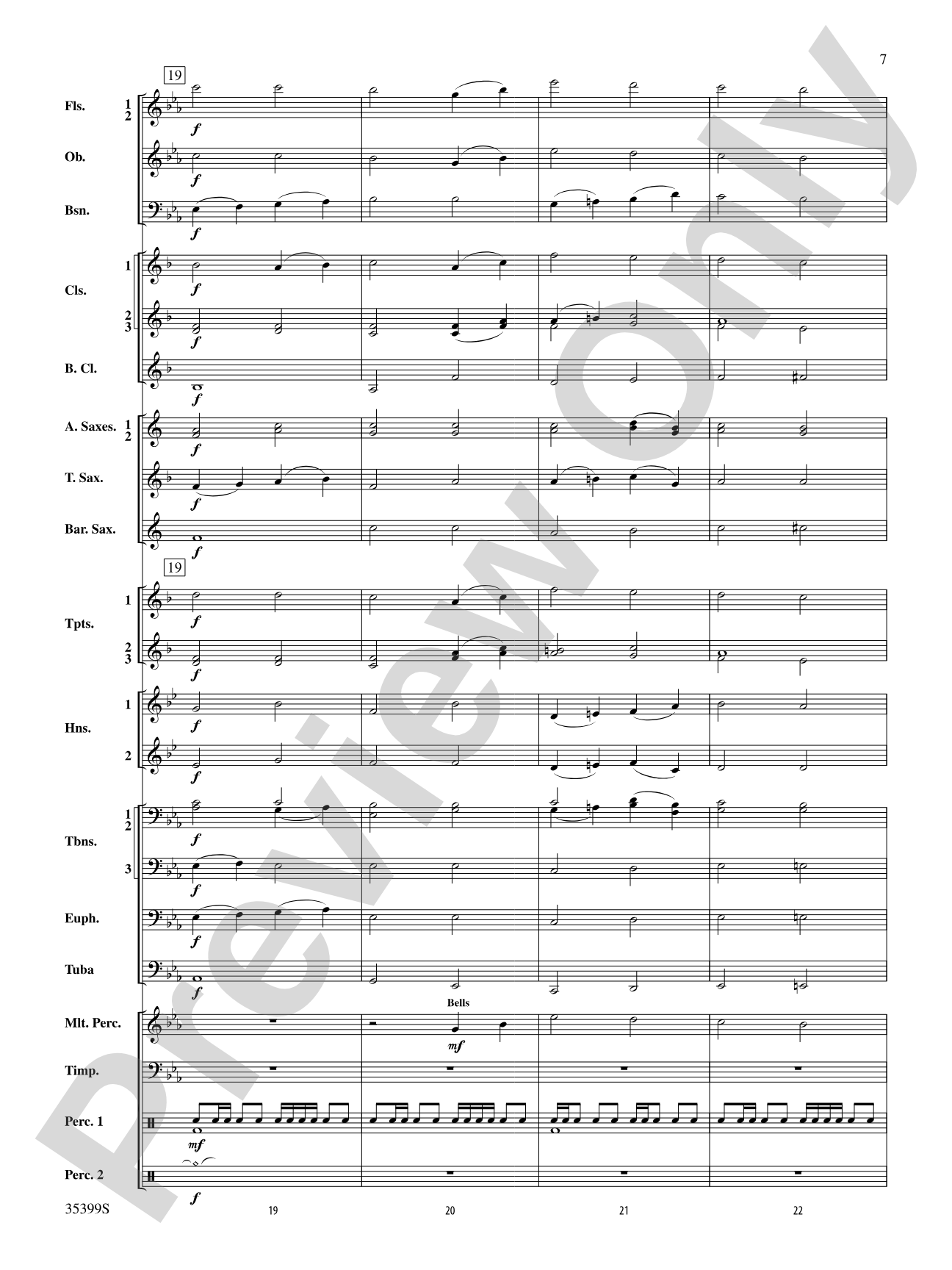Festival Procession: Concert Band Conductor Score & Parts