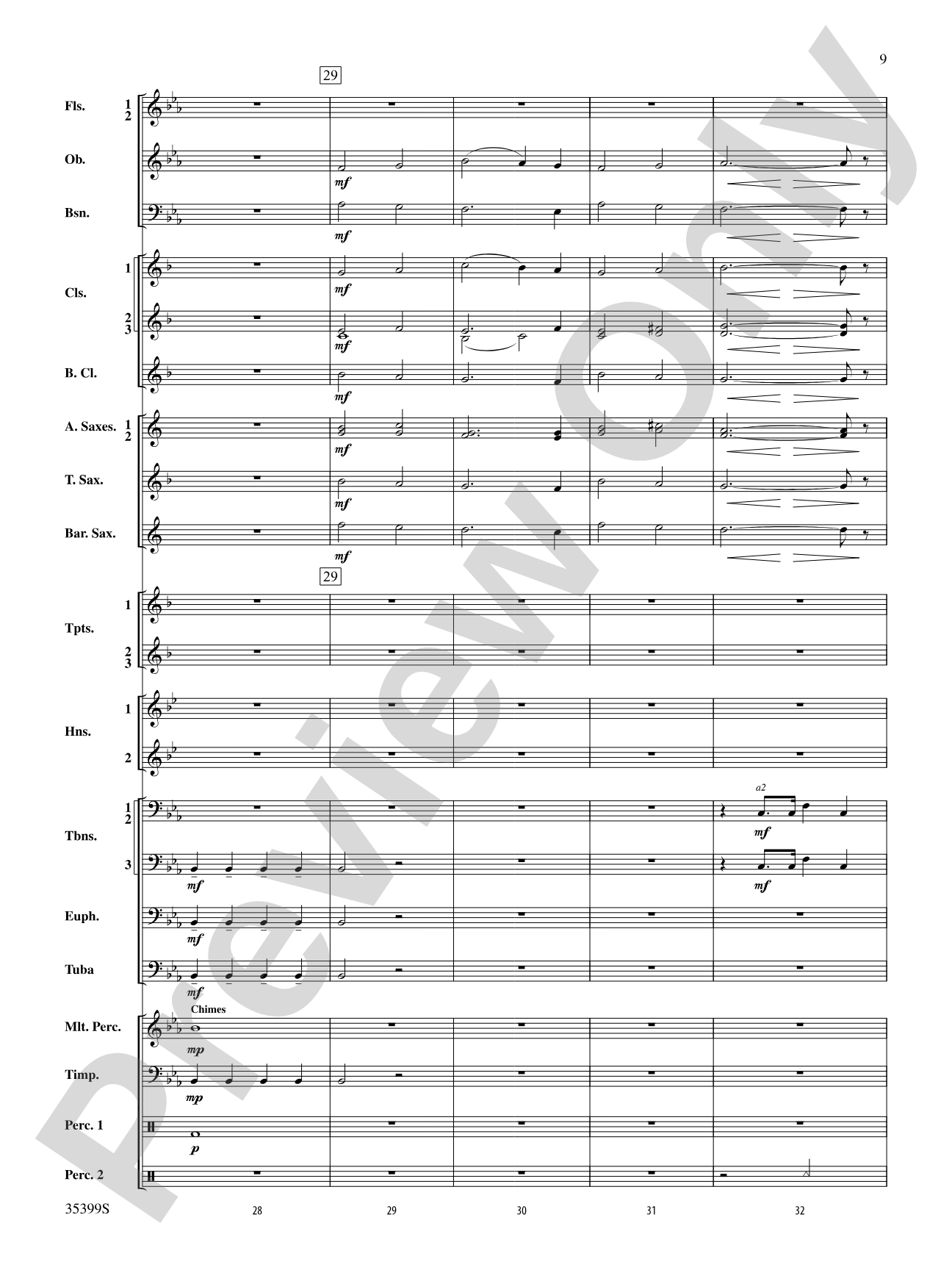 Festival Procession: Concert Band Conductor Score & Parts