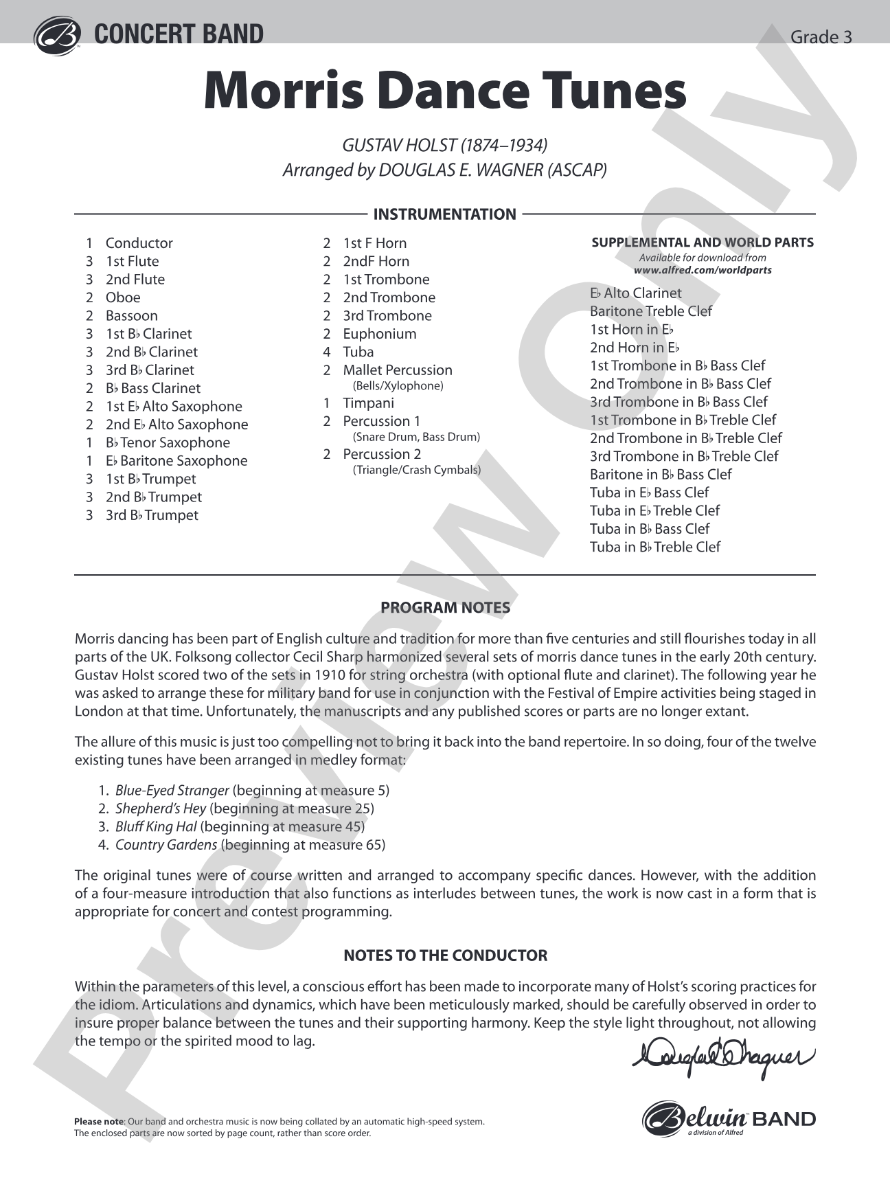 Morris Dance Tunes: Score