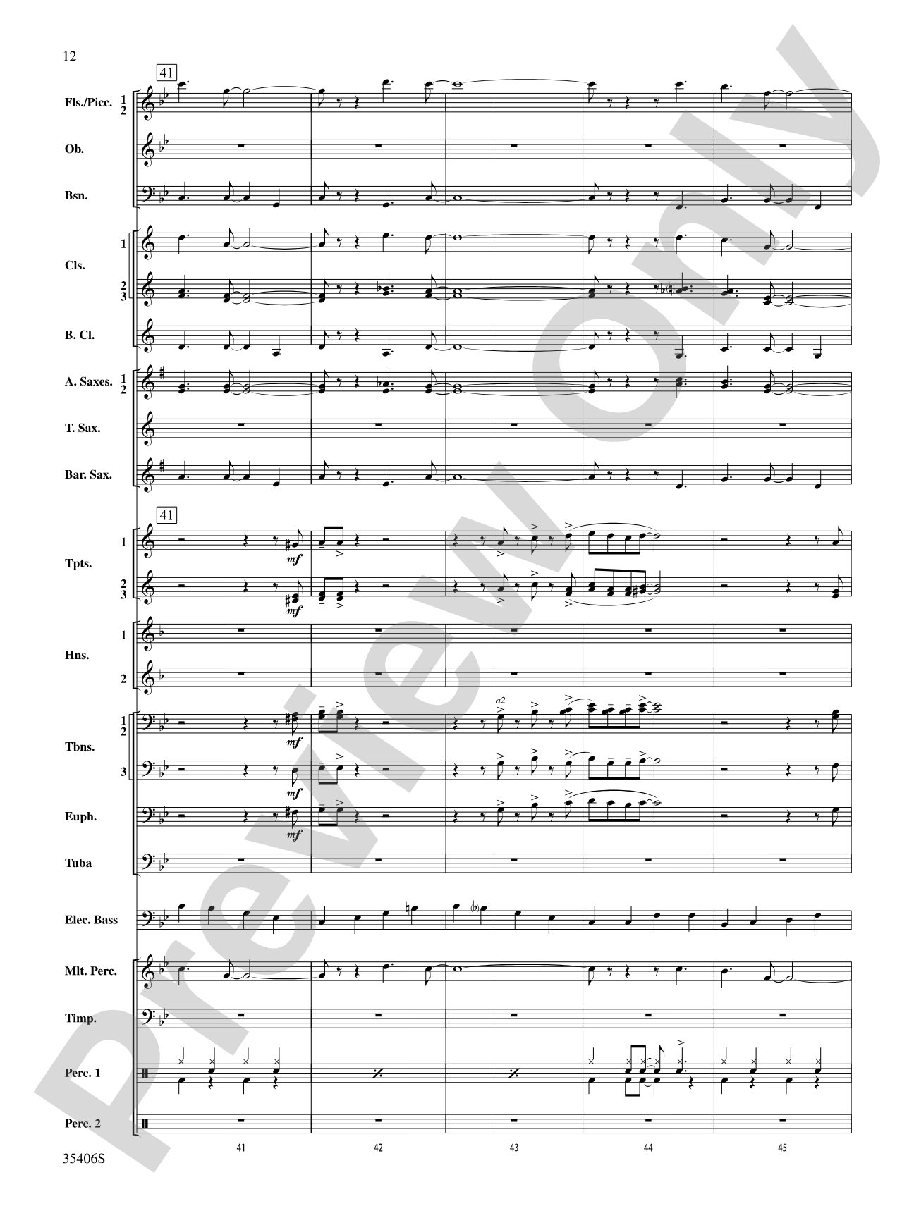 Volare: Concert Band Conductor Score & Parts
