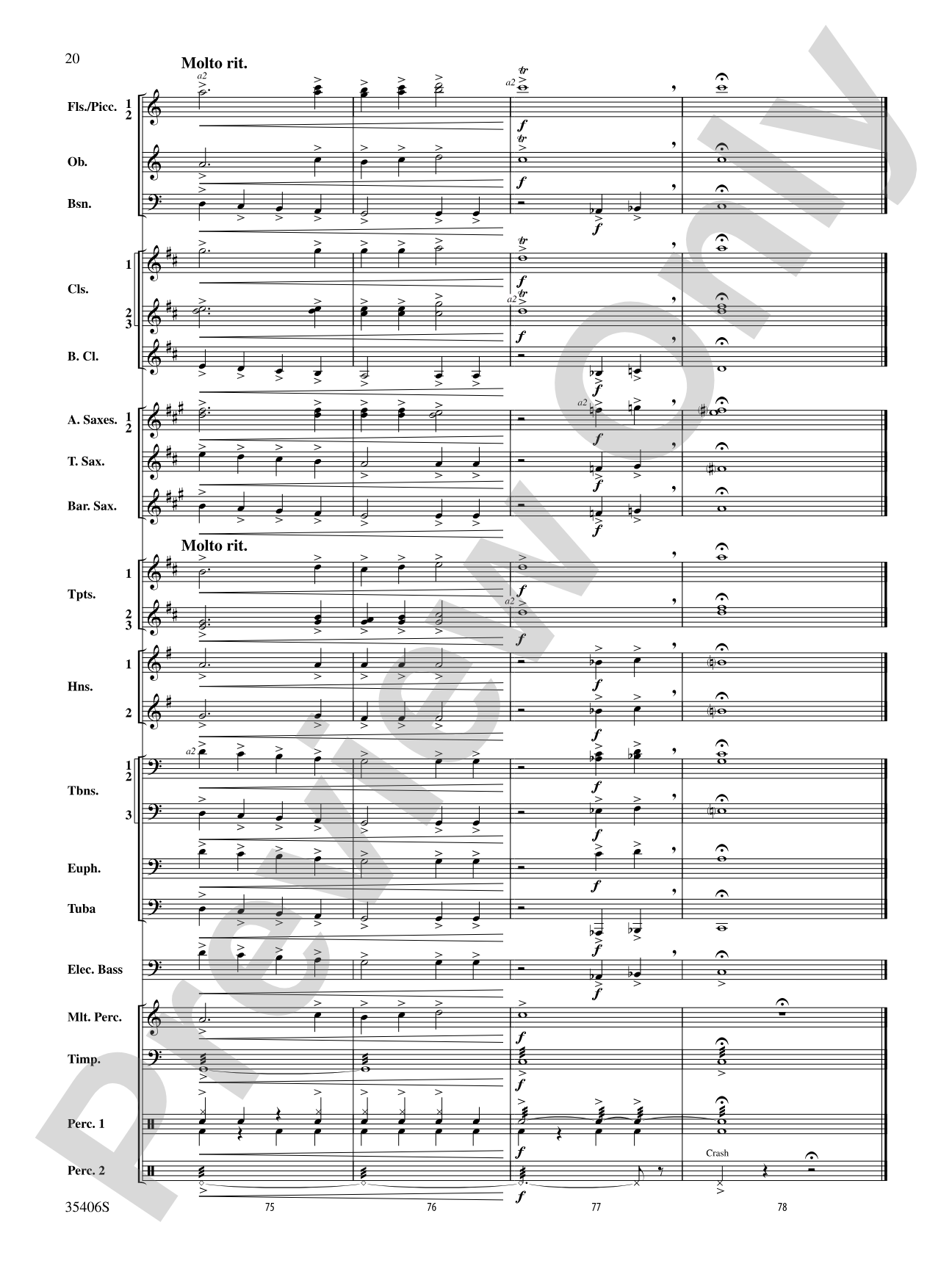 Volare: Concert Band Conductor Score & Parts