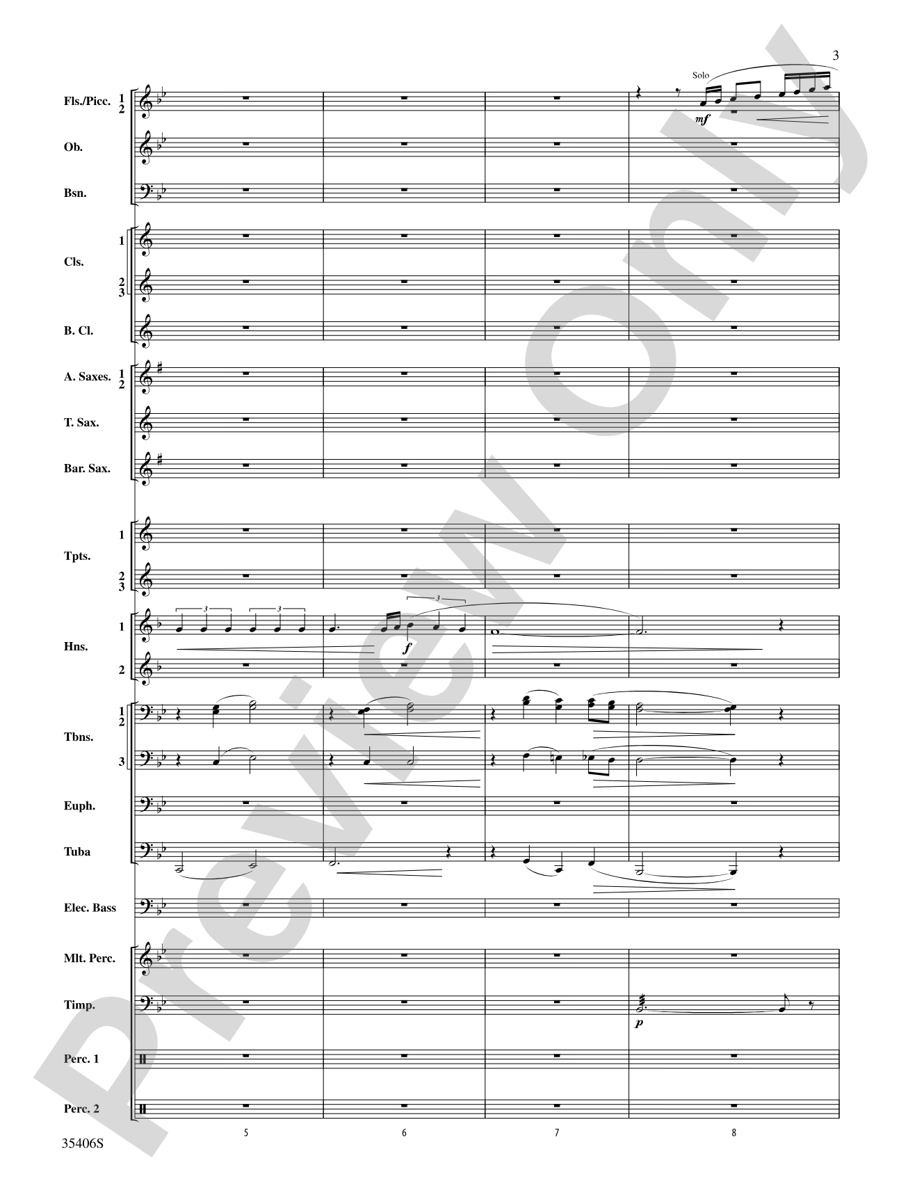 Volare: Concert Band Conductor Score & Parts
