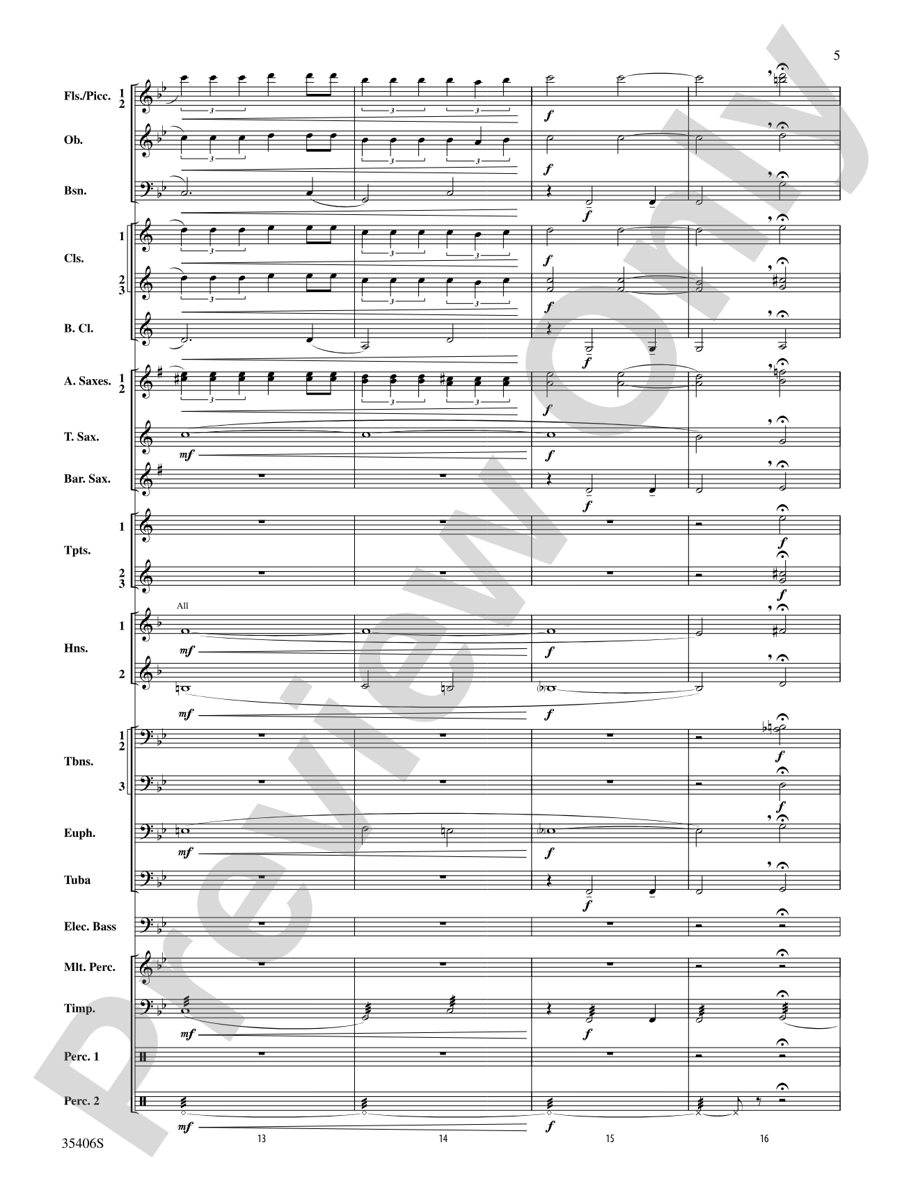 Volare: Concert Band Conductor Score & Parts