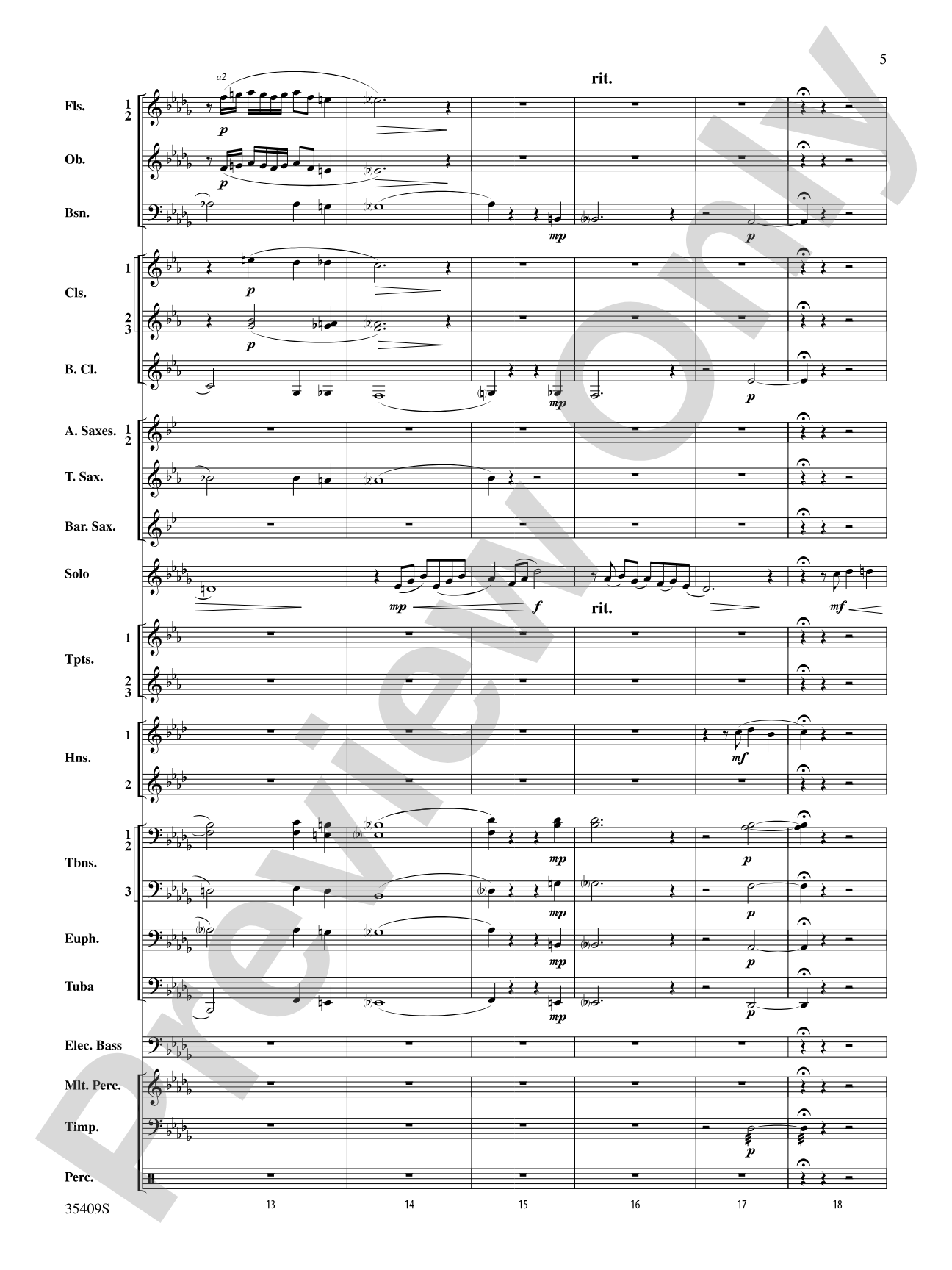 Star Dust: Concert Band Conductor Score & Parts