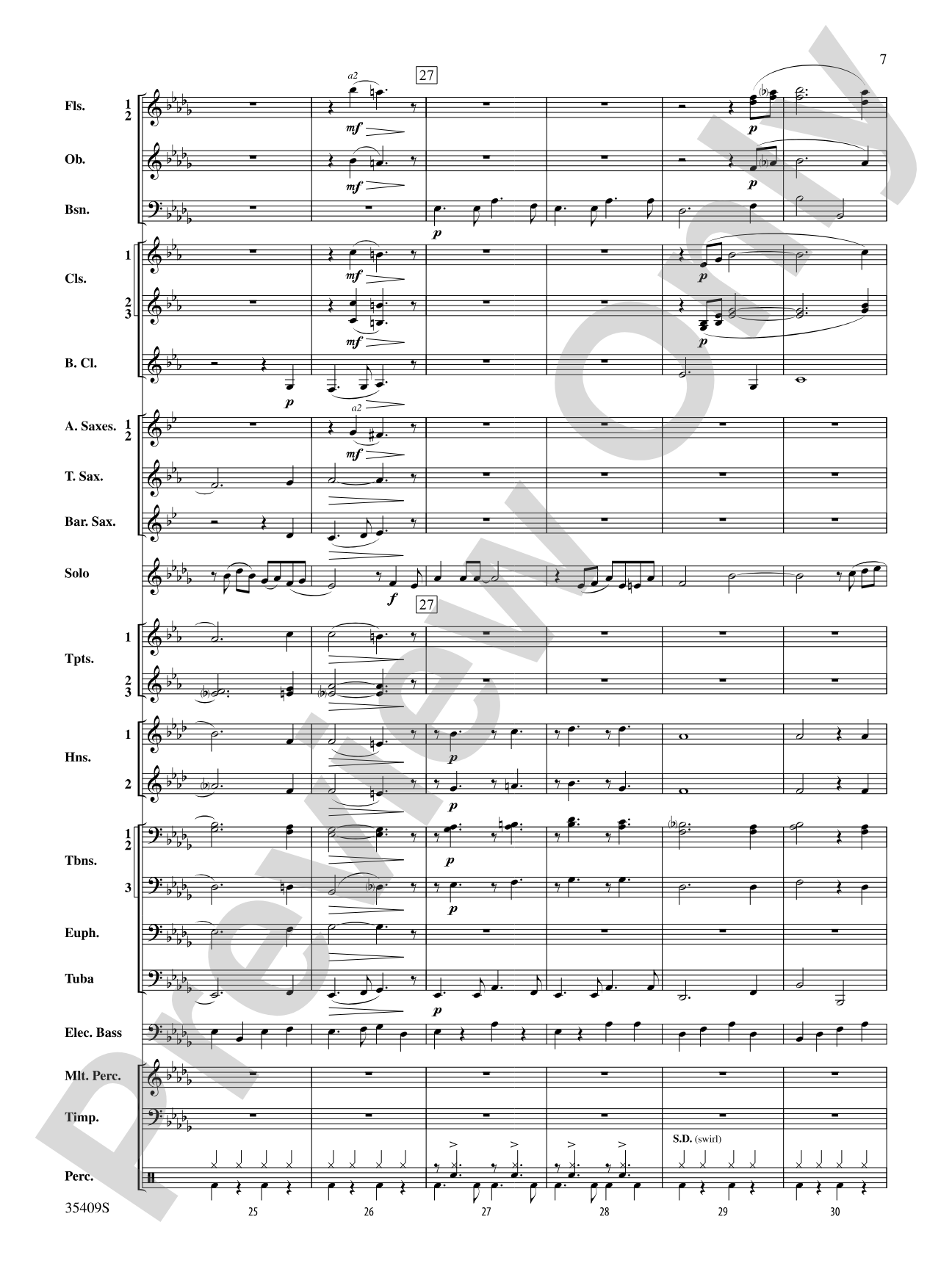 Star Dust: Concert Band Conductor Score & Parts
