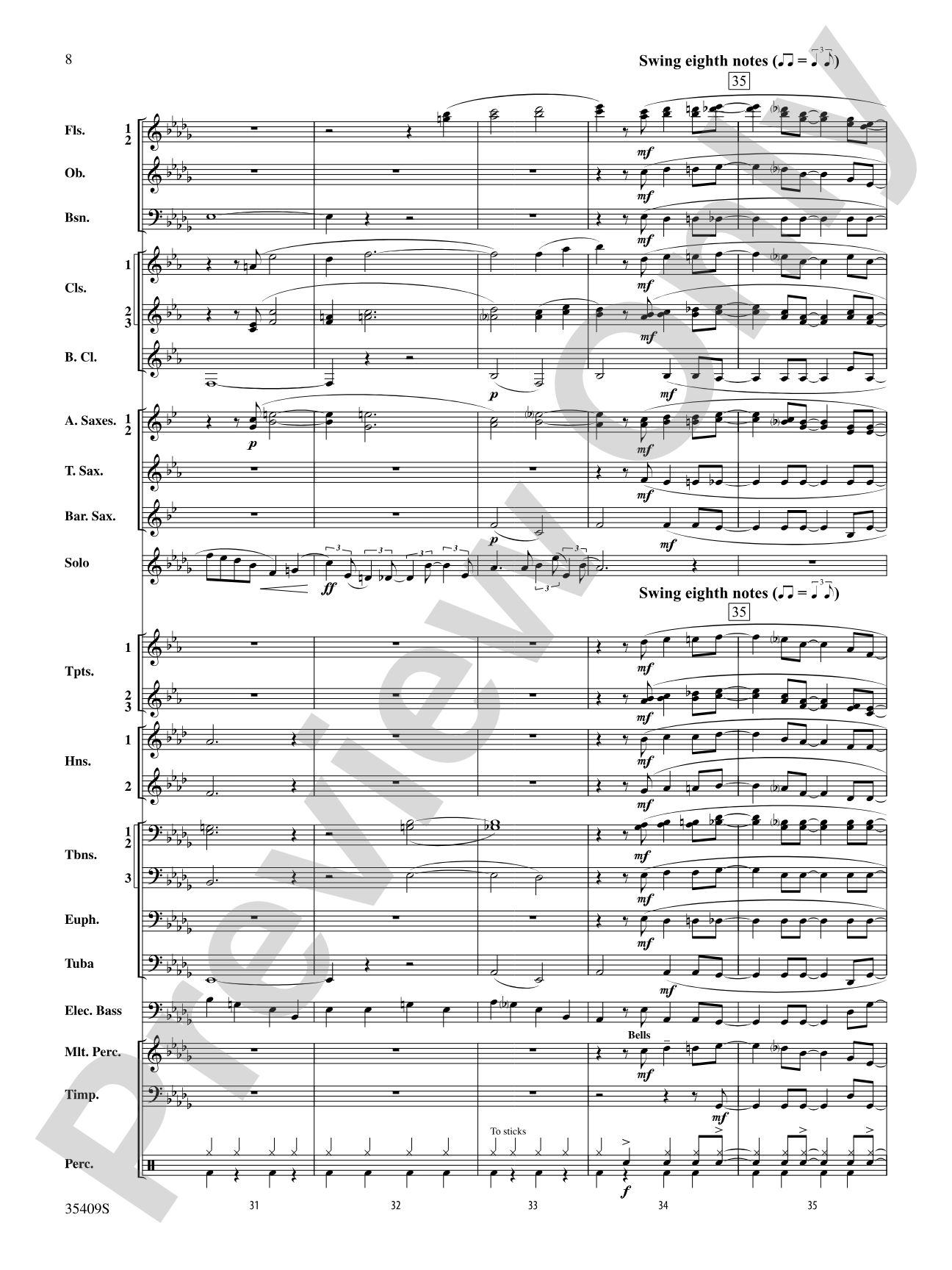 Star Dust: Concert Band Conductor Score & Parts