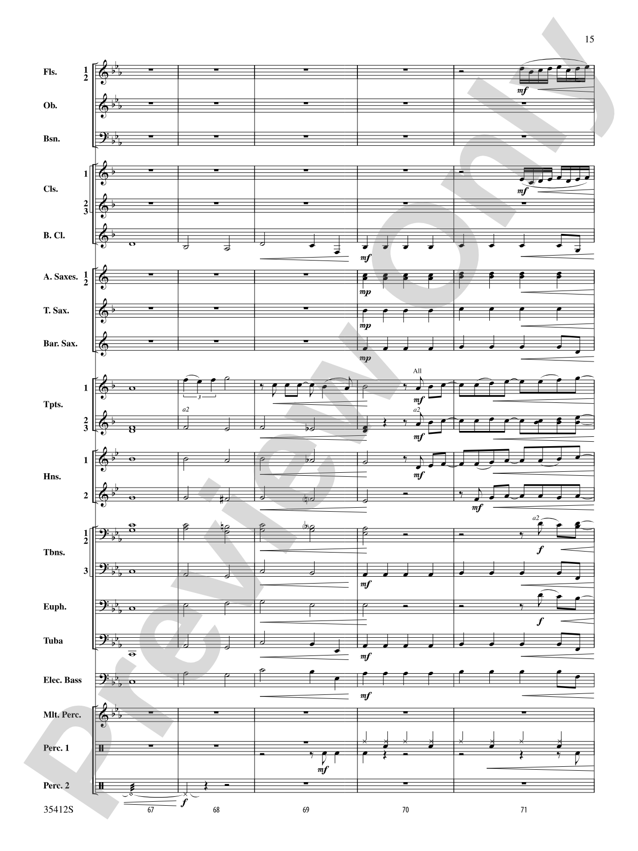 Haven't Met You Yet: Concert Band Conductor Score & Parts