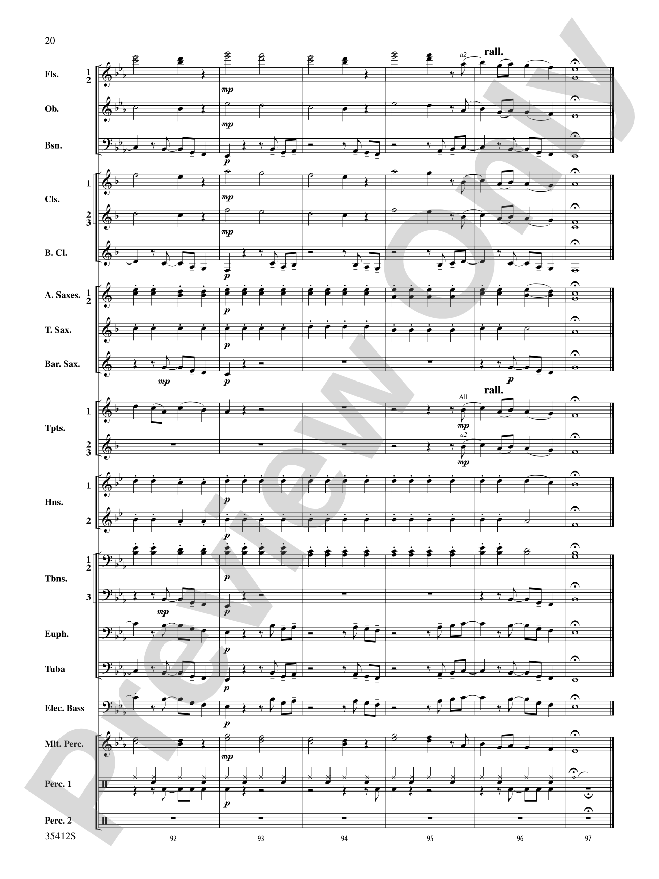Haven't Met You Yet: Concert Band Conductor Score & Parts