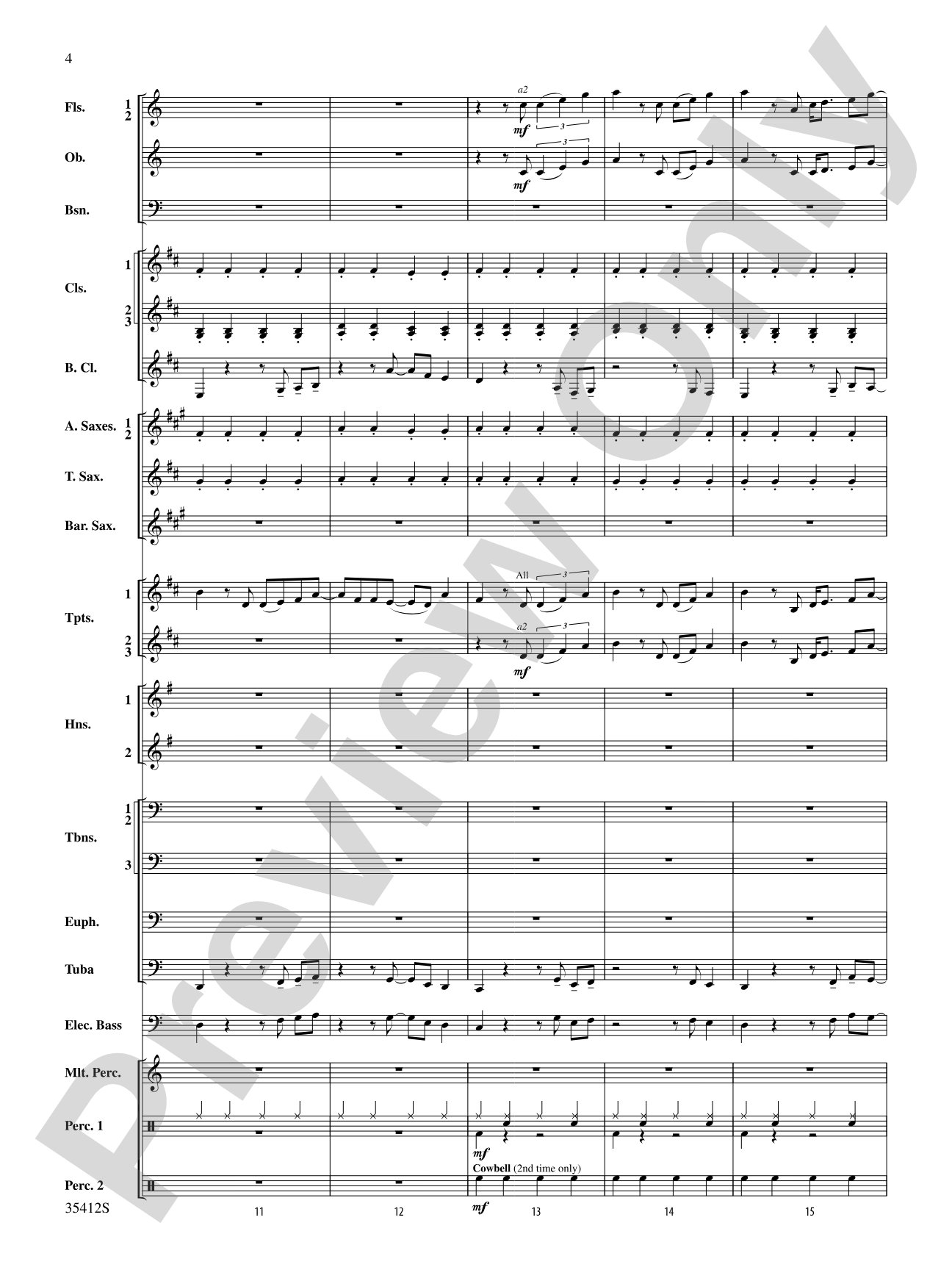 Haven't Met You Yet: Concert Band Conductor Score & Parts