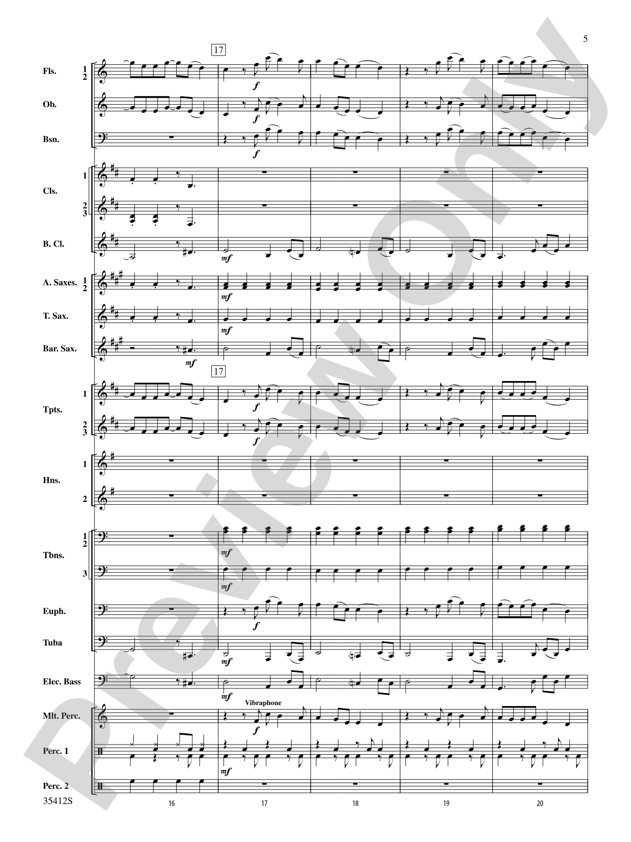 Haven't Met You Yet: Concert Band Conductor Score & Parts