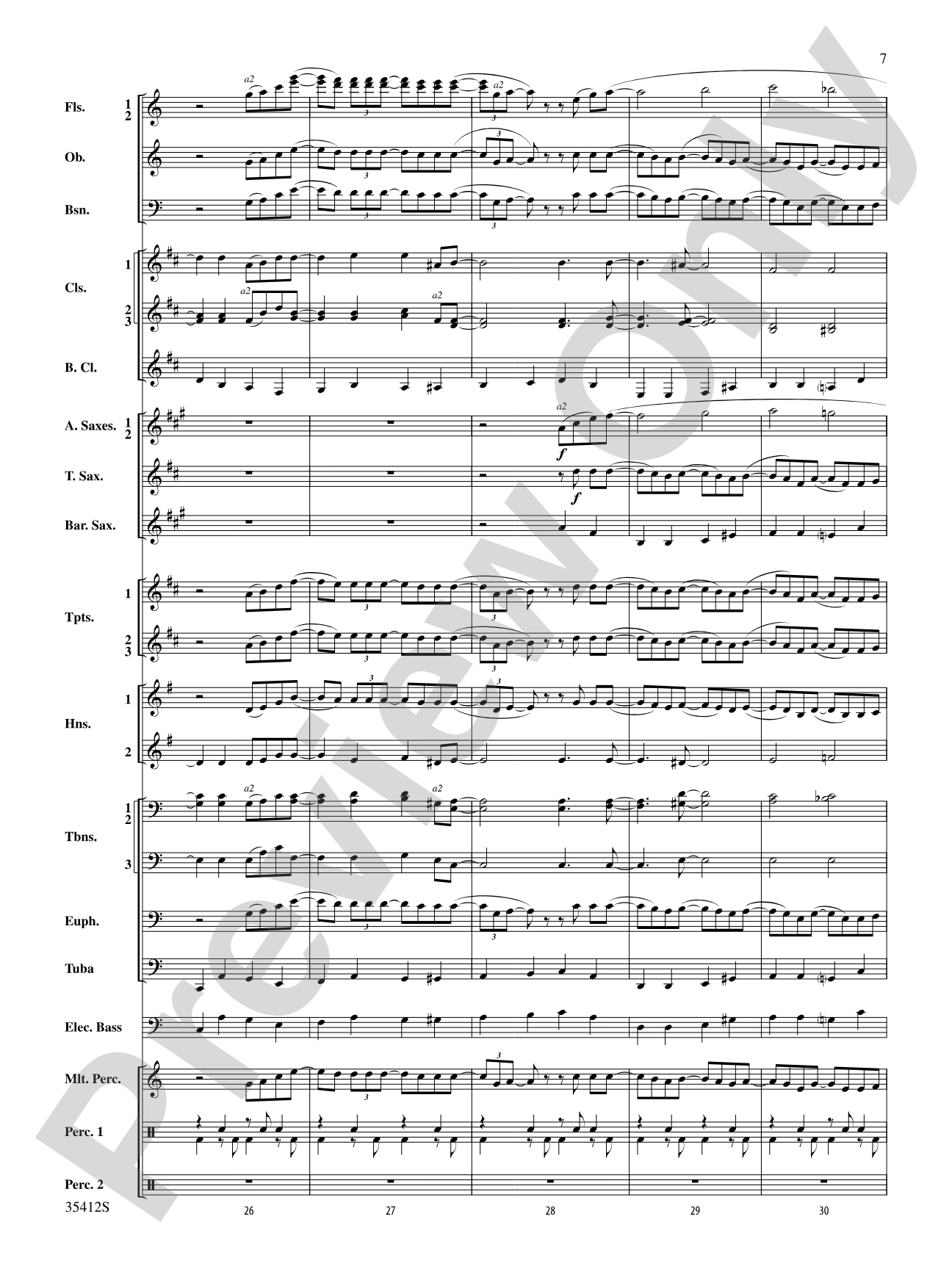 Haven't Met You Yet: Concert Band Conductor Score & Parts