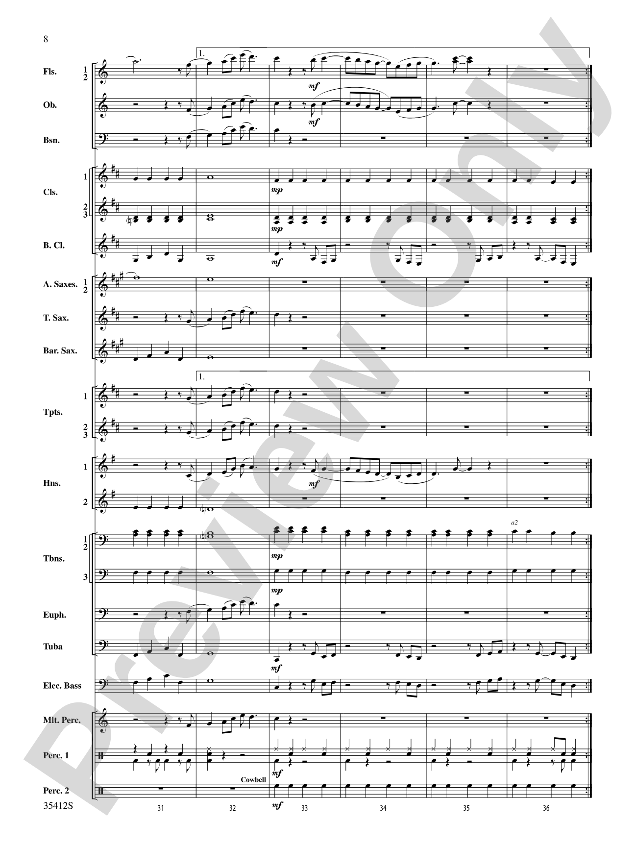 Haven't Met You Yet: Concert Band Conductor Score & Parts