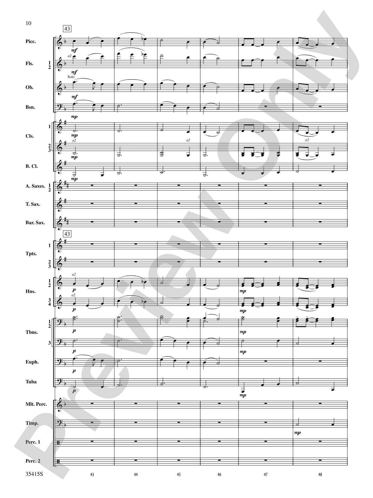 A Hymn Tune Rhapsody: Concert Band Conductor Score & Parts