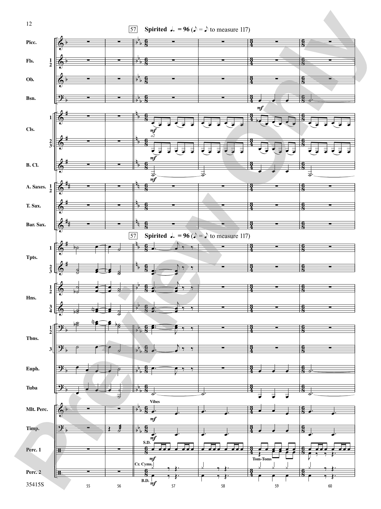 A Hymn Tune Rhapsody: Concert Band Conductor Score & Parts