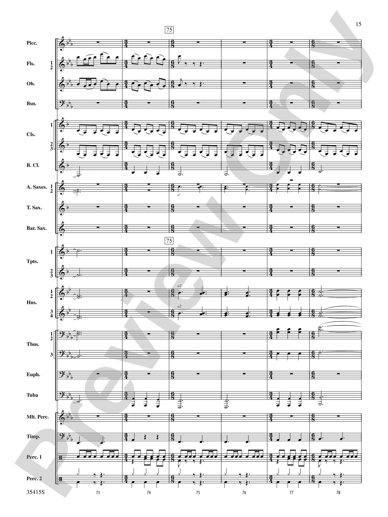 A Hymn Tune Rhapsody: Concert Band Conductor Score & Parts