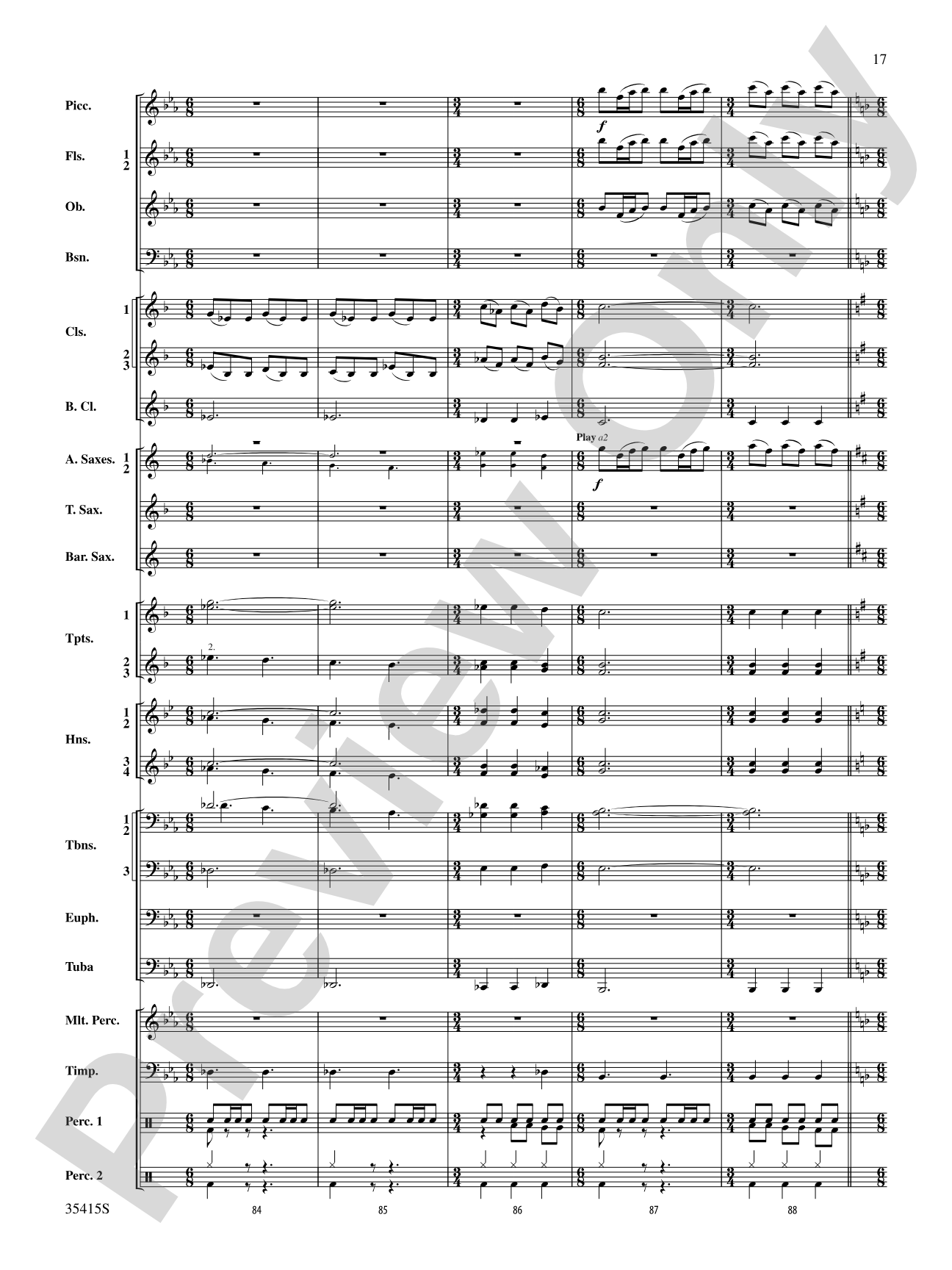A Hymn Tune Rhapsody: Concert Band Conductor Score & Parts