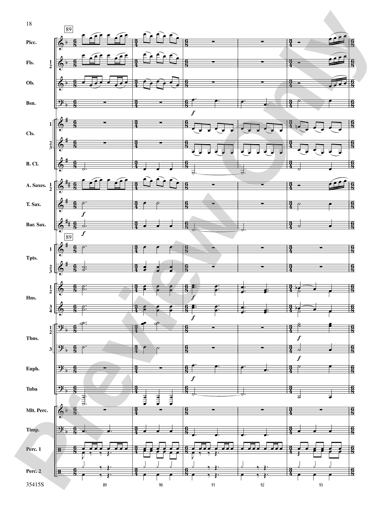 A Hymn Tune Rhapsody: Concert Band Conductor Score & Parts